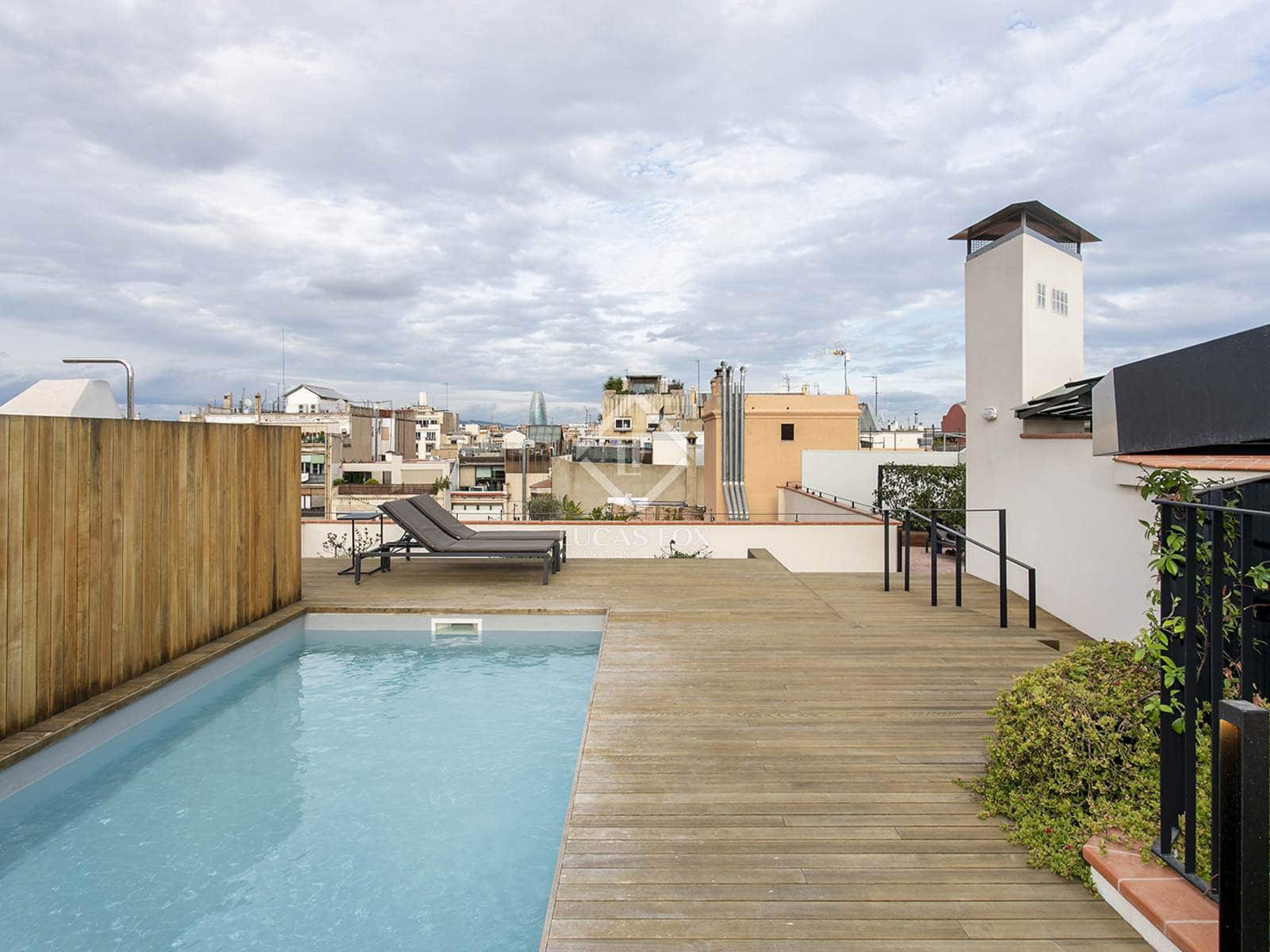 3 sovrum Lägenhet att hyra i Barcelona stad med pool - 10 000 € (Ref: 8703177)