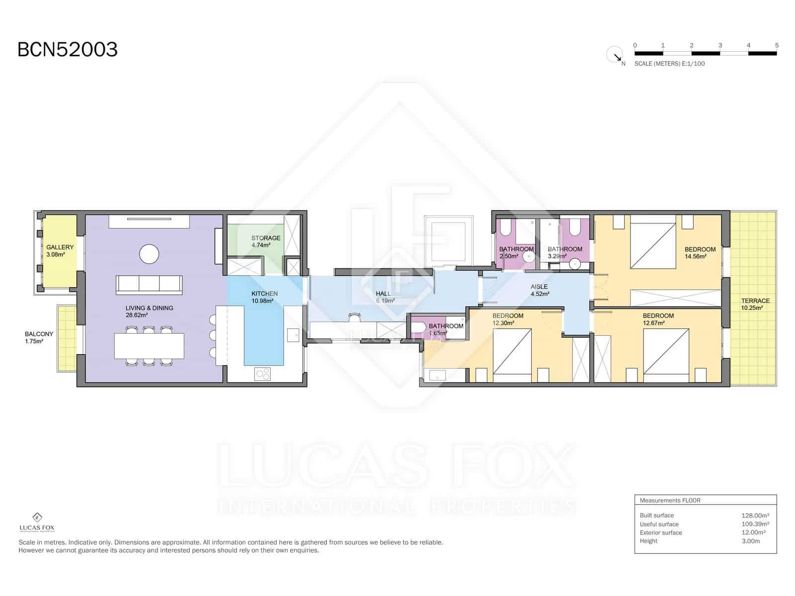 3 Zimmer Apartment zu verkaufen in Barcelona Stadt - 1.250.000 € (Ref: 8708749)