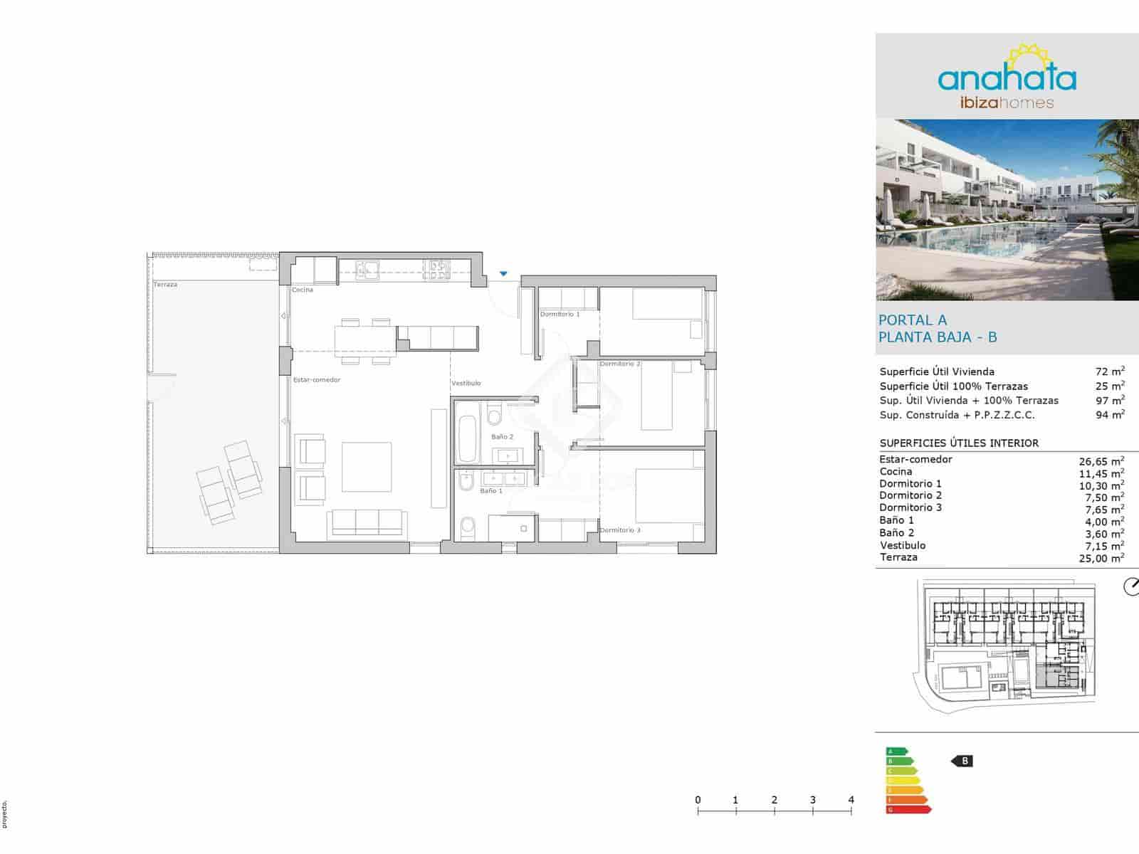 3 slaapkamer Appartement te koop in Ibiza dorp met zwembad garage - € 677.000 (Ref: 8736560)