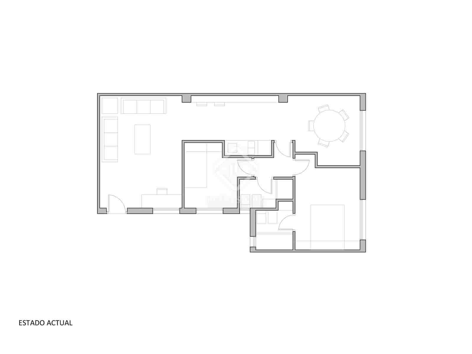 2 sypialnia Apartament do wynajęcia w Miasto Walencja - 1 600 € (Ref: 8742231)