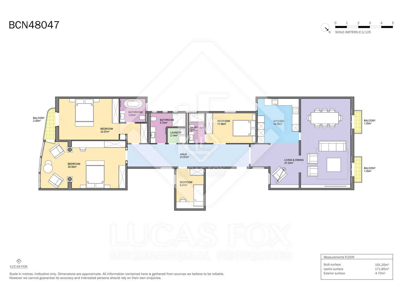 4 camera da letto Appartamento in vendita in Barcelona citta - 1.750.000 € (Rif: 8742714)