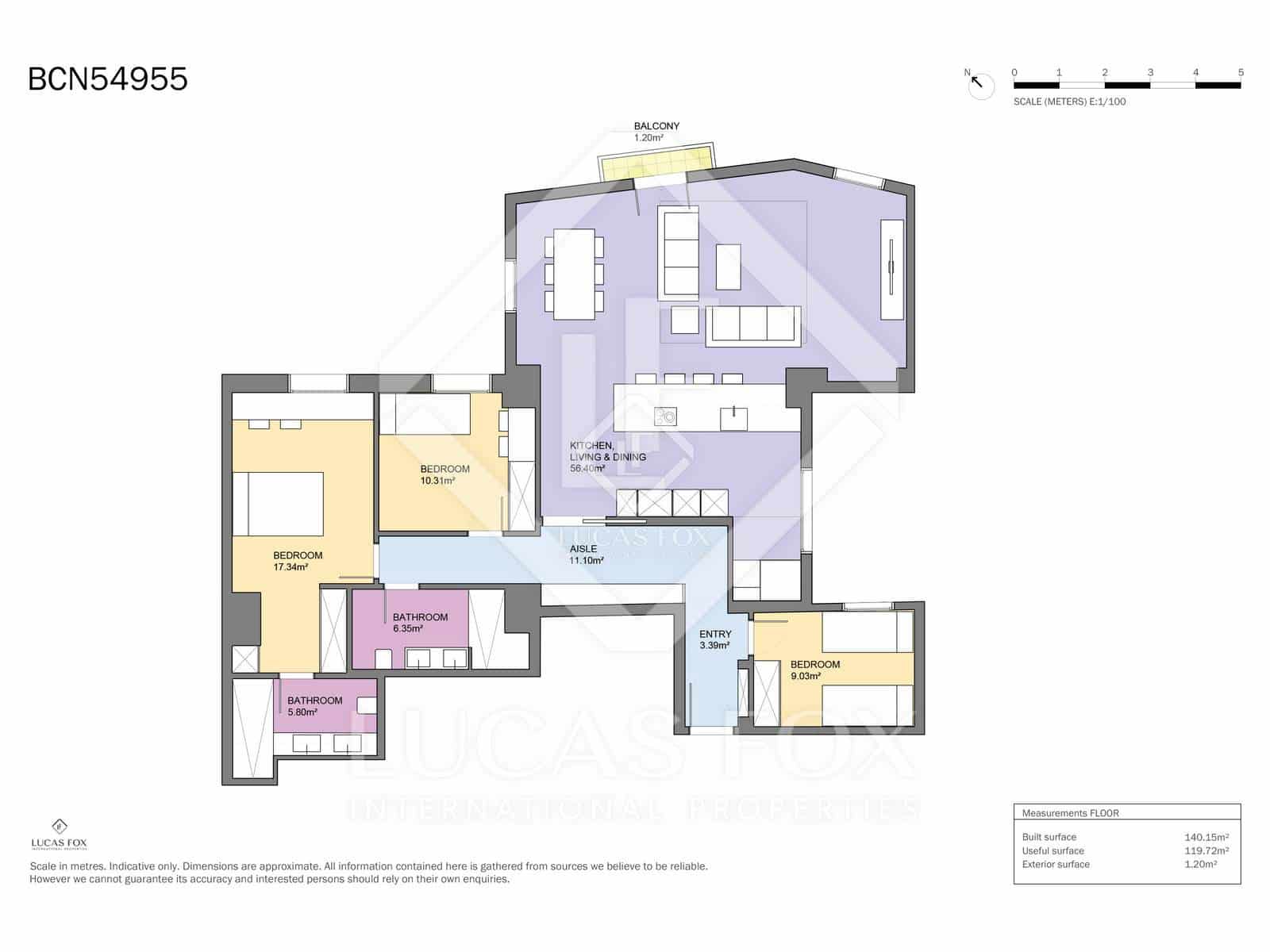 3 Zimmer Apartment zu verkaufen in Barcelona Stadt - 775.000 € (Ref: 8766109)