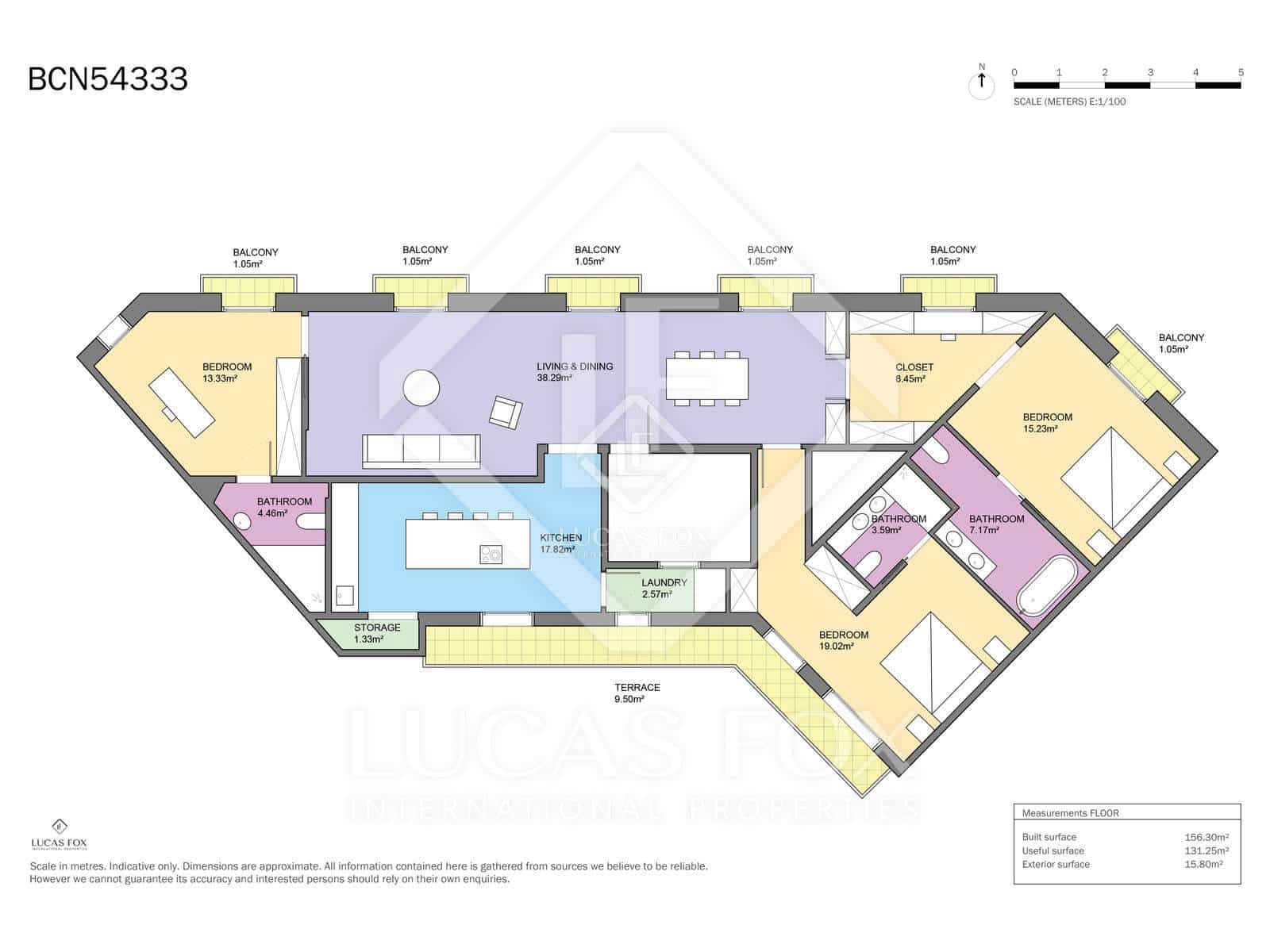 3 slaapkamer Appartement te koop in Barcelona stad - € 1.880.000 (Ref: 8766284)