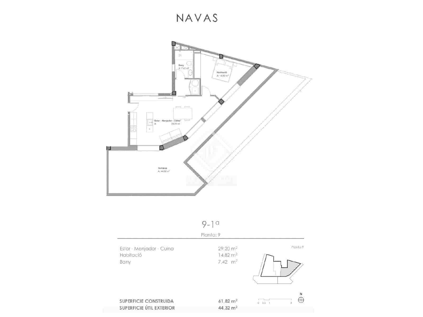 1 soveværelse Penthouse til salg i Barcelona by - € 550.000 (Ref: 8771077)
