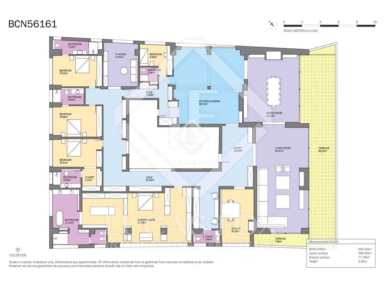 Apartamento de 5 habitaciones en Barcelona ciudad en venta con garaje - 6.500.000 € (Ref: 8776729)
