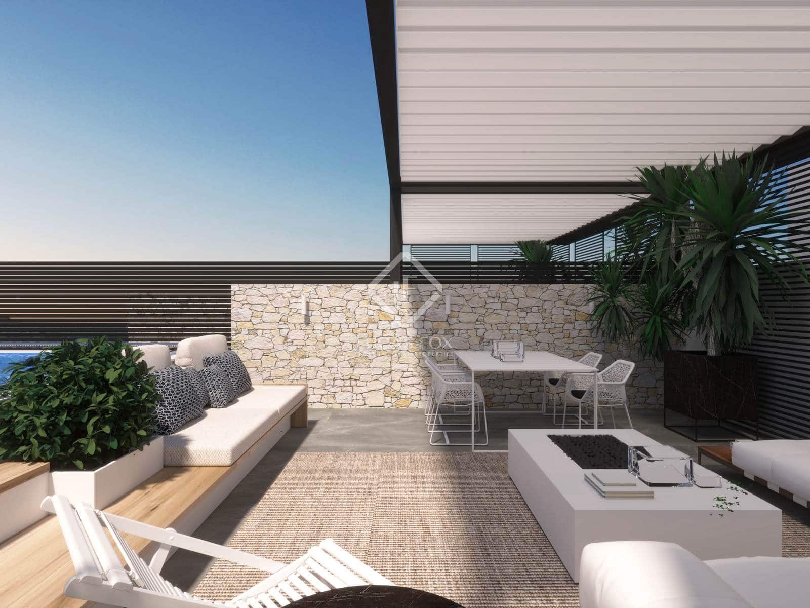 2 quarto Penthouse para venda em Sant Antoni de Portmany com piscina garagem - 1 380 000 € (Ref: 8777091)