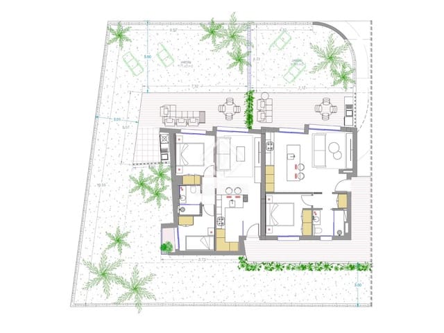 2 soveværelse Lejlighed til salg i Sant Antoni de Portmany med swimmingpool garage - € 910.000 (Ref: 8777092)