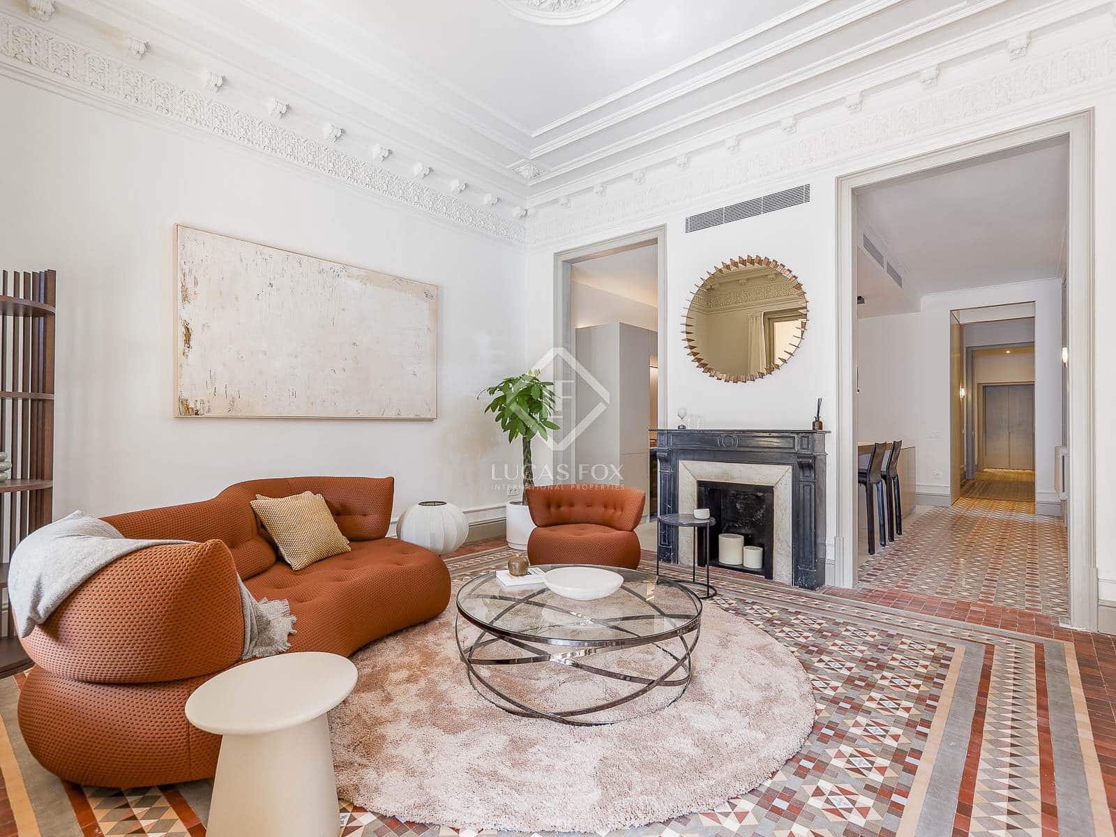 3 bedroom Apartment for sale in Barcelona city - € 2,200,000 (Ref: 8784645)