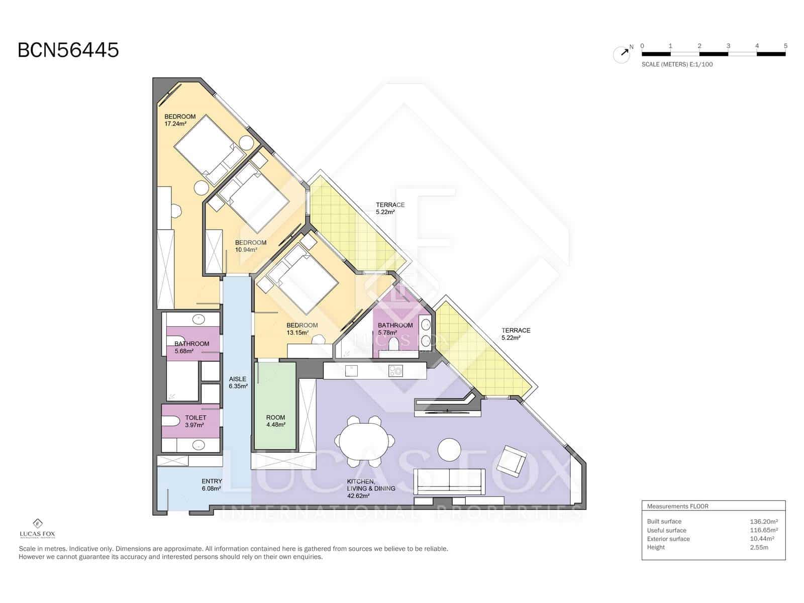 3 Zimmer Apartment zu verkaufen in Barcelona Stadt mit Garage - 1.250.000 € (Ref: 8788744)