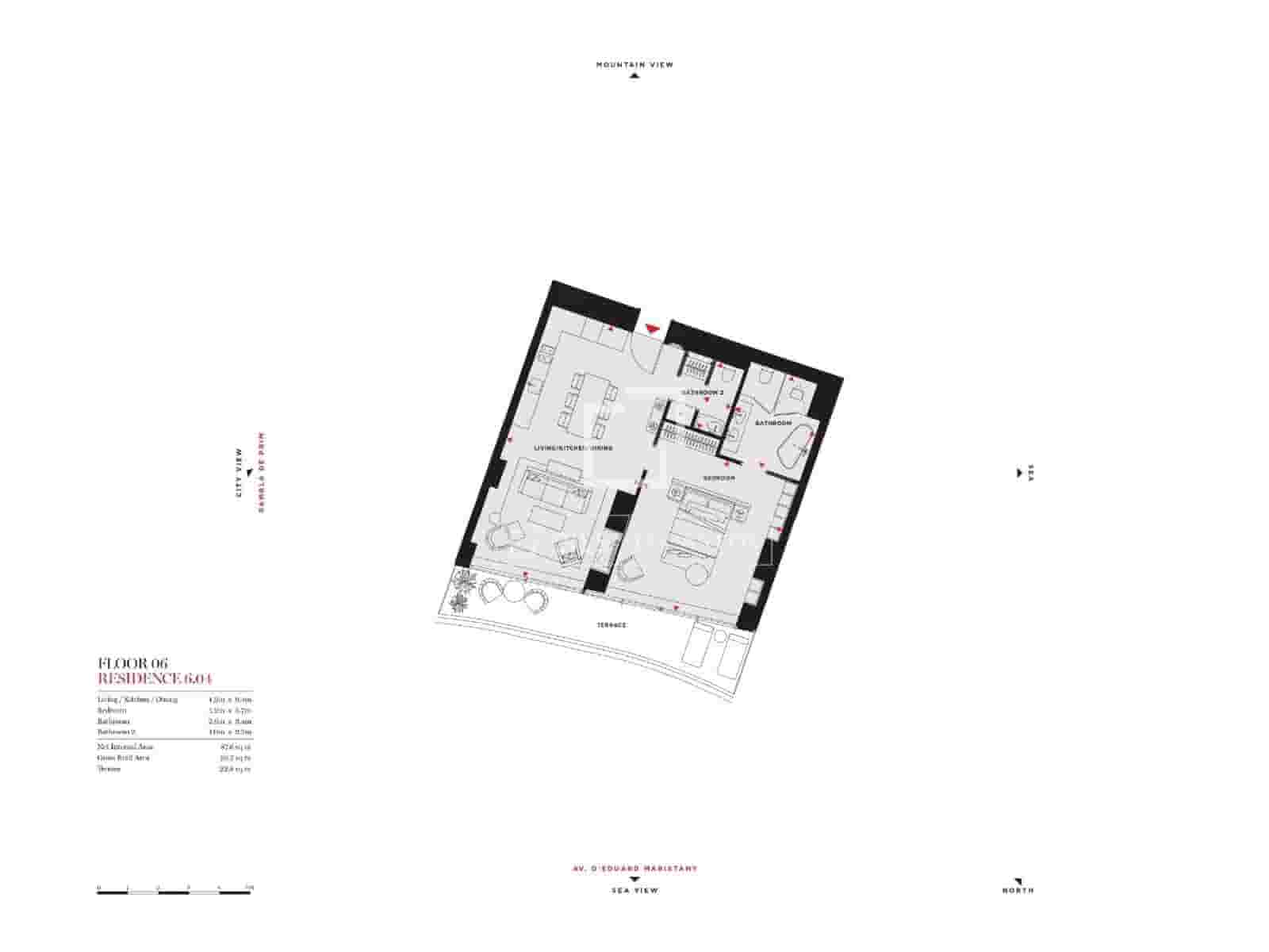 1 Zimmer Apartment zu verkaufen in Barcelona Stadt mit Pool Garage - 1.196.460 € (Ref: 8816785)