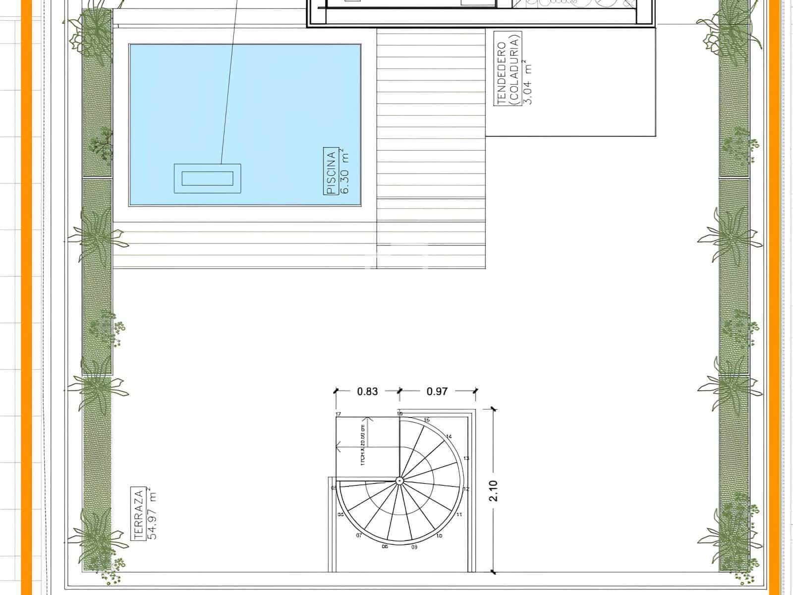 2 soverom Penthouse til salgs i Palma de Mallorca med svømmebasseng garasje - € 1 420 250 (Ref: 8826184)