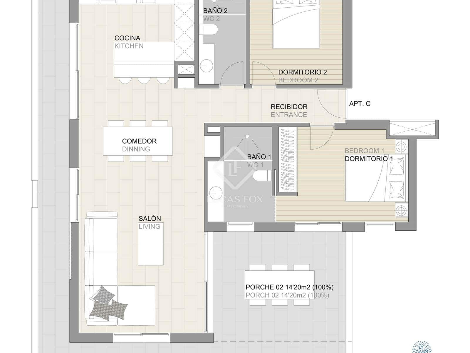 3 quarto Apartamento para venda em Palma de Mallorca com garagem - 1 050 250 € (Ref: 8826778)