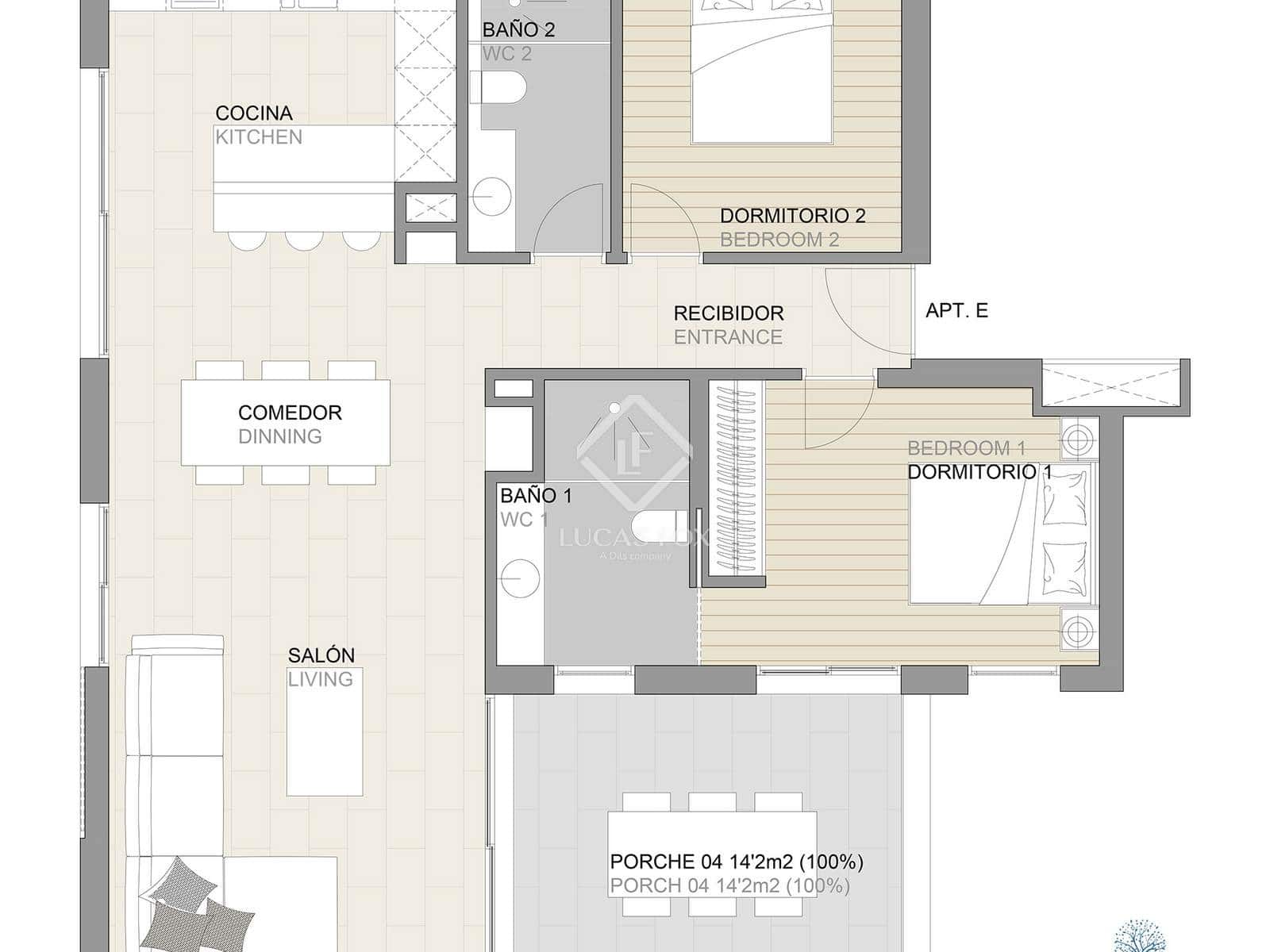 3 quarto Apartamento para venda em Palma de Mallorca com garagem - 1 050 250 € (Ref: 8826778)