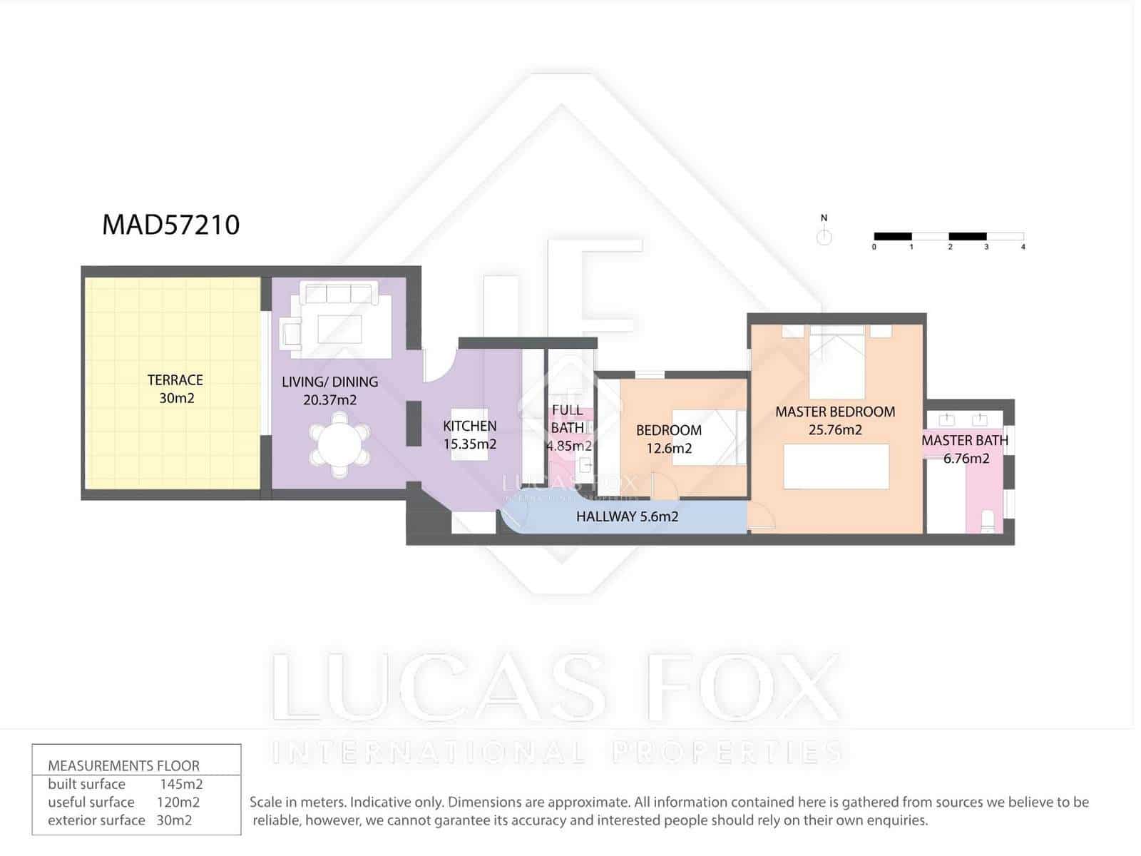 2 soverom Penthouse til salgs i Madrid by - € 1 690 000 (Ref: 8830497)