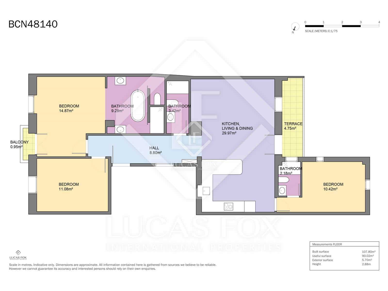 3 Zimmer Apartment zu verkaufen in Barcelona Stadt - 850.000 € (Ref: 8837796)