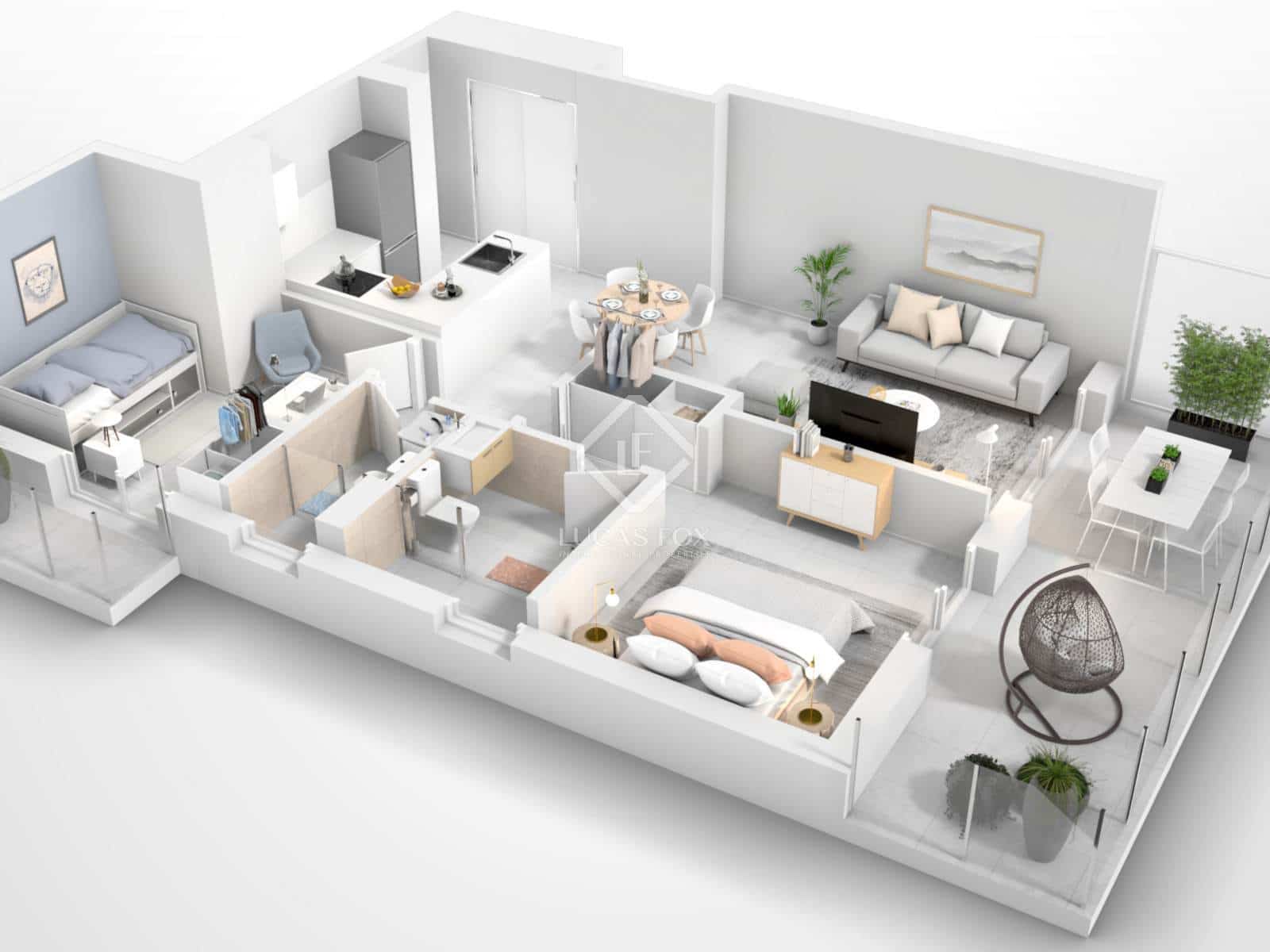 2 soveværelse Lejlighed til salg i Cala d'Or med swimmingpool garage - € 430.000 (Ref: 8838020)