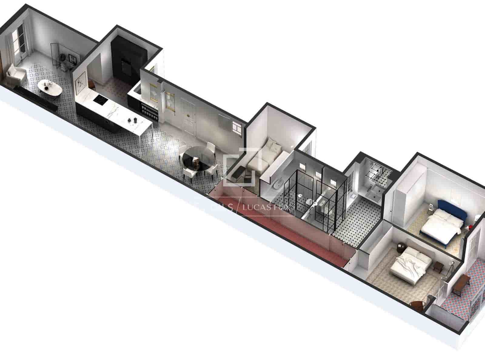 3 slaapkamer Appartement te koop in Barcelona stad - € 925.000 (Ref: 8839932)
