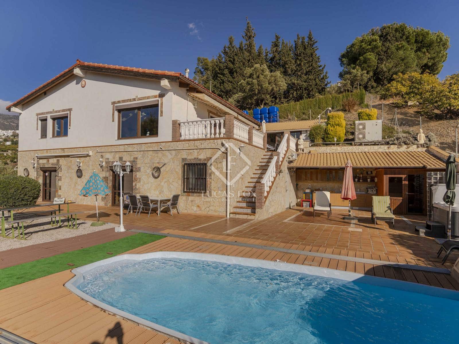 4 sypialnia Finka/Dom wiejski na sprzedaż w Frigiliana z basenem garażem - 790 000 € (Ref: 8840089)