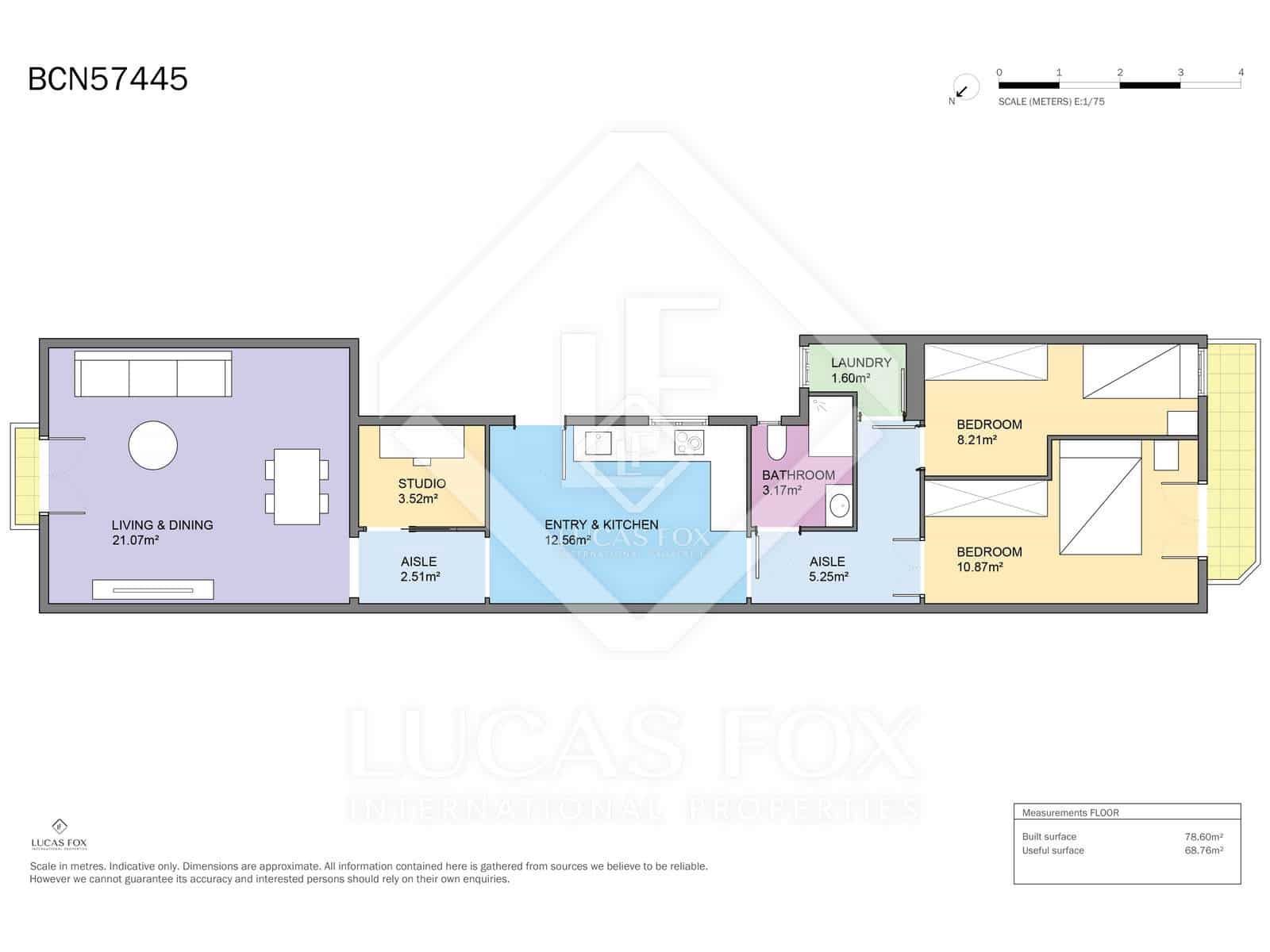 2 soveværelse Lejlighed til salg i Barcelona by - € 520.000 (Ref: 8850668)