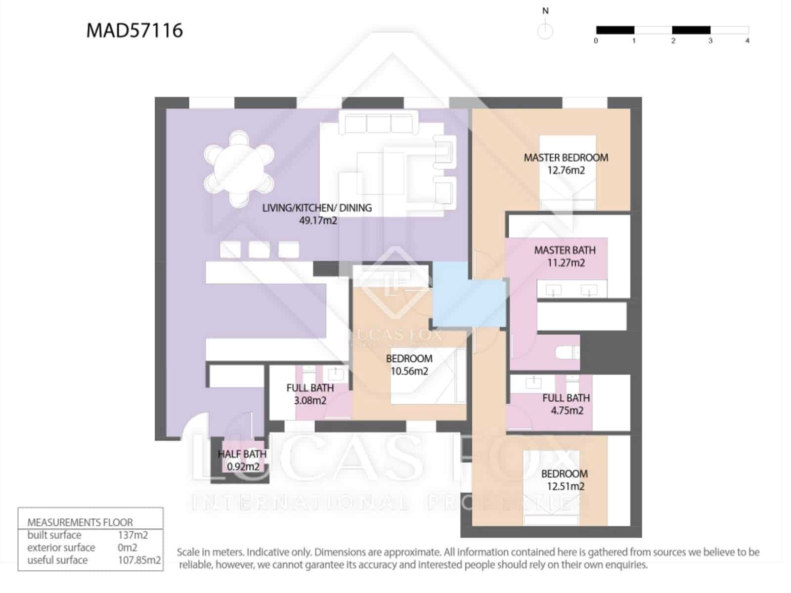 3 sypialnia Apartament na sprzedaż w Miasto Madryt - 1 300 000 € (Ref: 8850671)