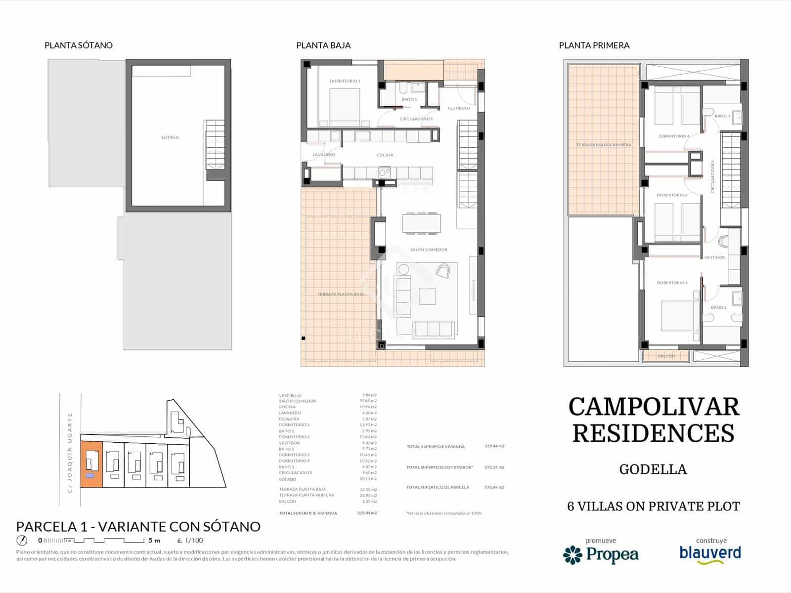 4 soveværelse Villa til salg i Godella med swimmingpool - € 1.125.000 (Ref: 8861546)