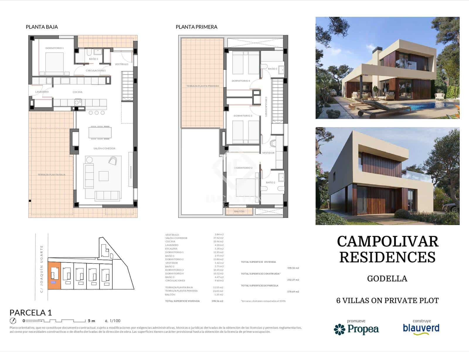 4 soveværelse Villa til salg i Godella med swimmingpool - € 1.125.000 (Ref: 8861546)