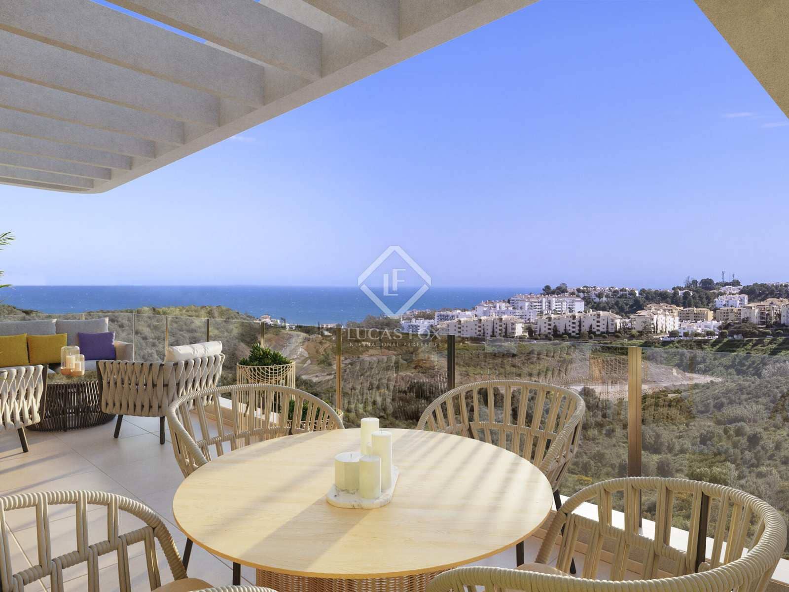 3 chambre Penthouse à vendre à La Cala de Mijas avec piscine garage - 620 000 € (Ref: 8863176)