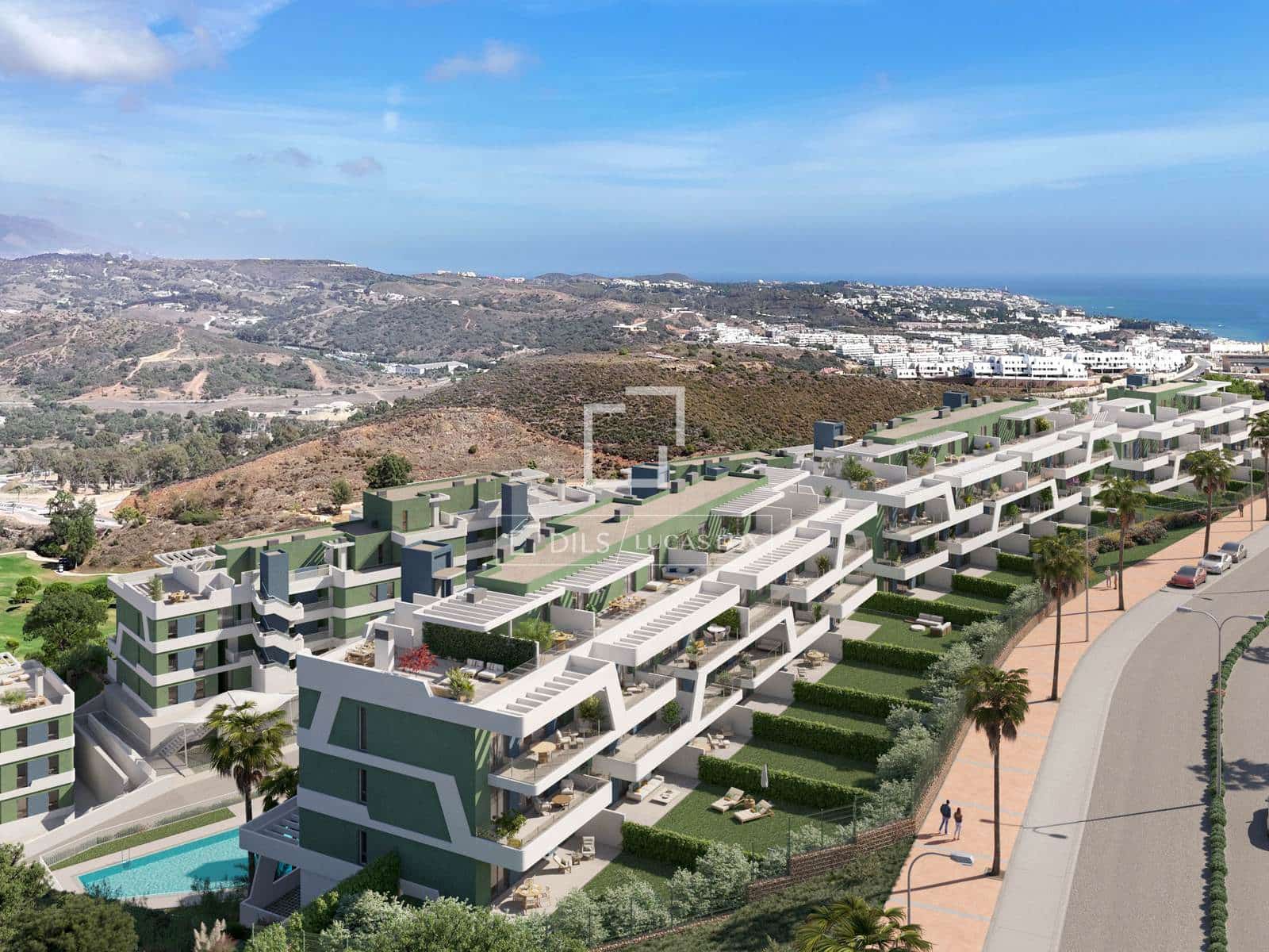 3 makuuhuone Kattohuoneisto myytävänä paikassa La Cala de Mijas mukana uima-altaan 
autotalli - 638 000 € (Ref: 8863176)