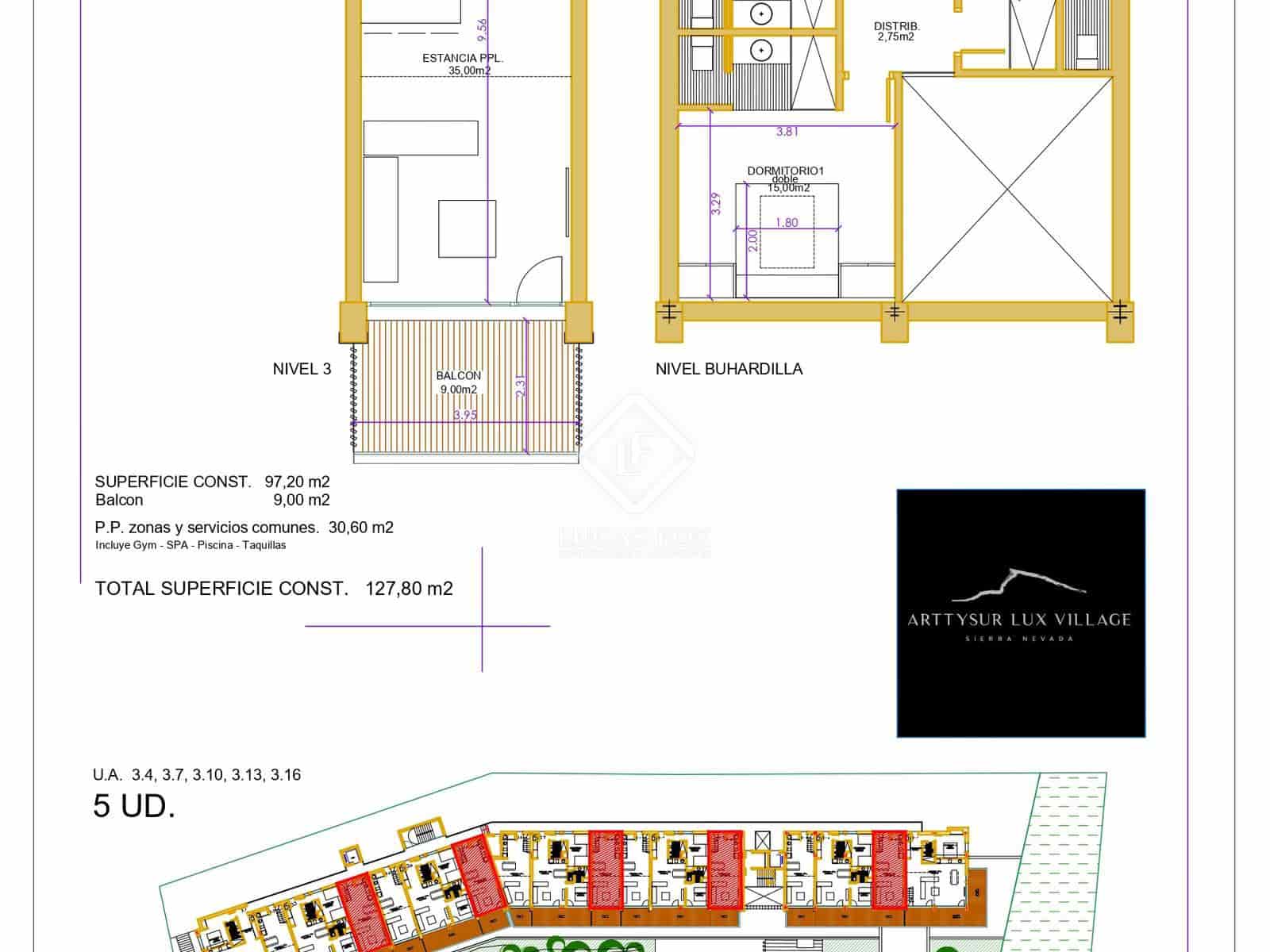 3 slaapkamer Appartement te koop in Granada stad met zwembad garage - € 800.000 (Ref: 8868474)