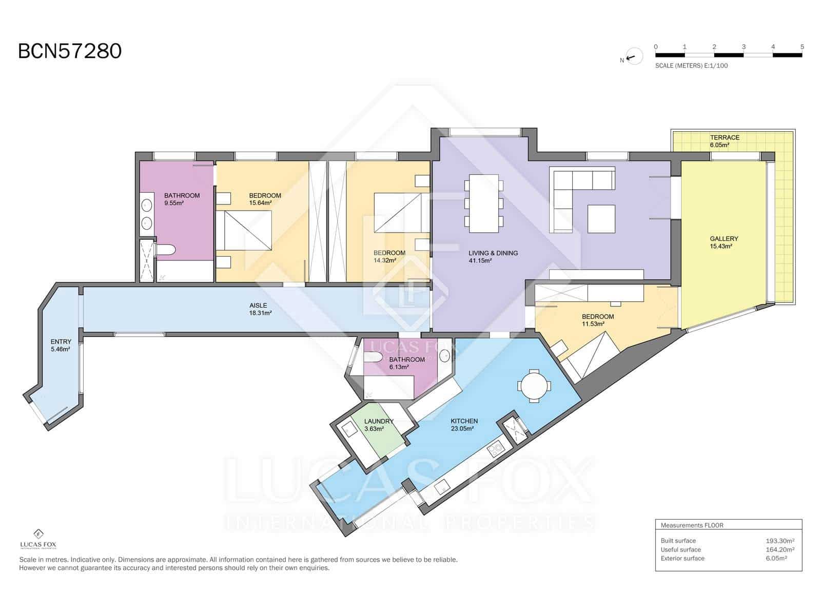 3 Zimmer Apartment zu verkaufen in Barcelona Stadt - 1.390.000 € (Ref: 8873416)