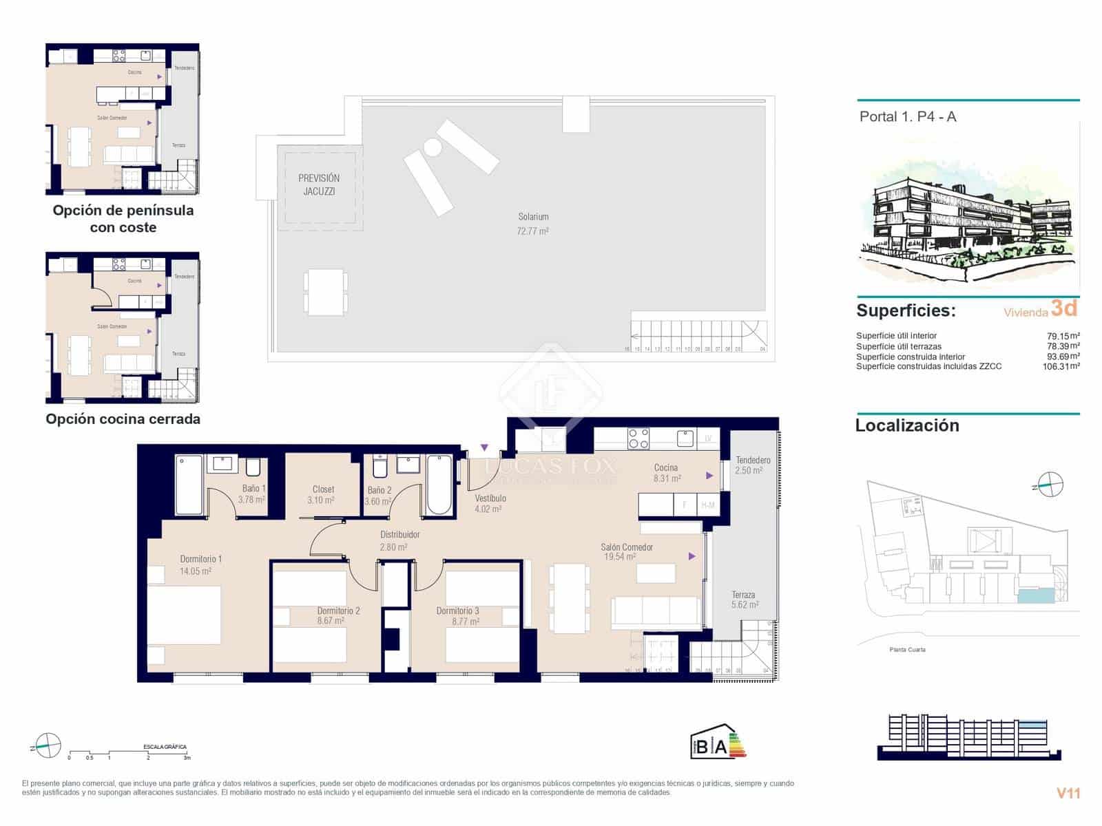 3 Zimmer Apartment zu verkaufen in Alicante / Alacant Stadt mit Pool Garage - 436.500 € (Ref: 8884893)