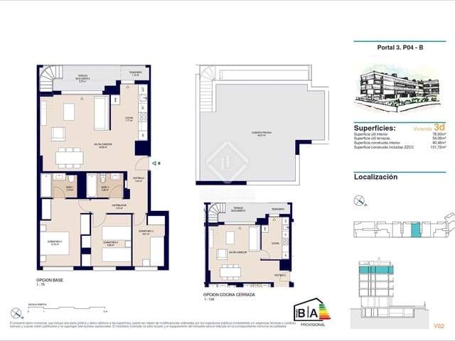 3 sovrum Lägenhet till salu i Alicante stad med pool garage - 413 500 € (Ref: 8891580)