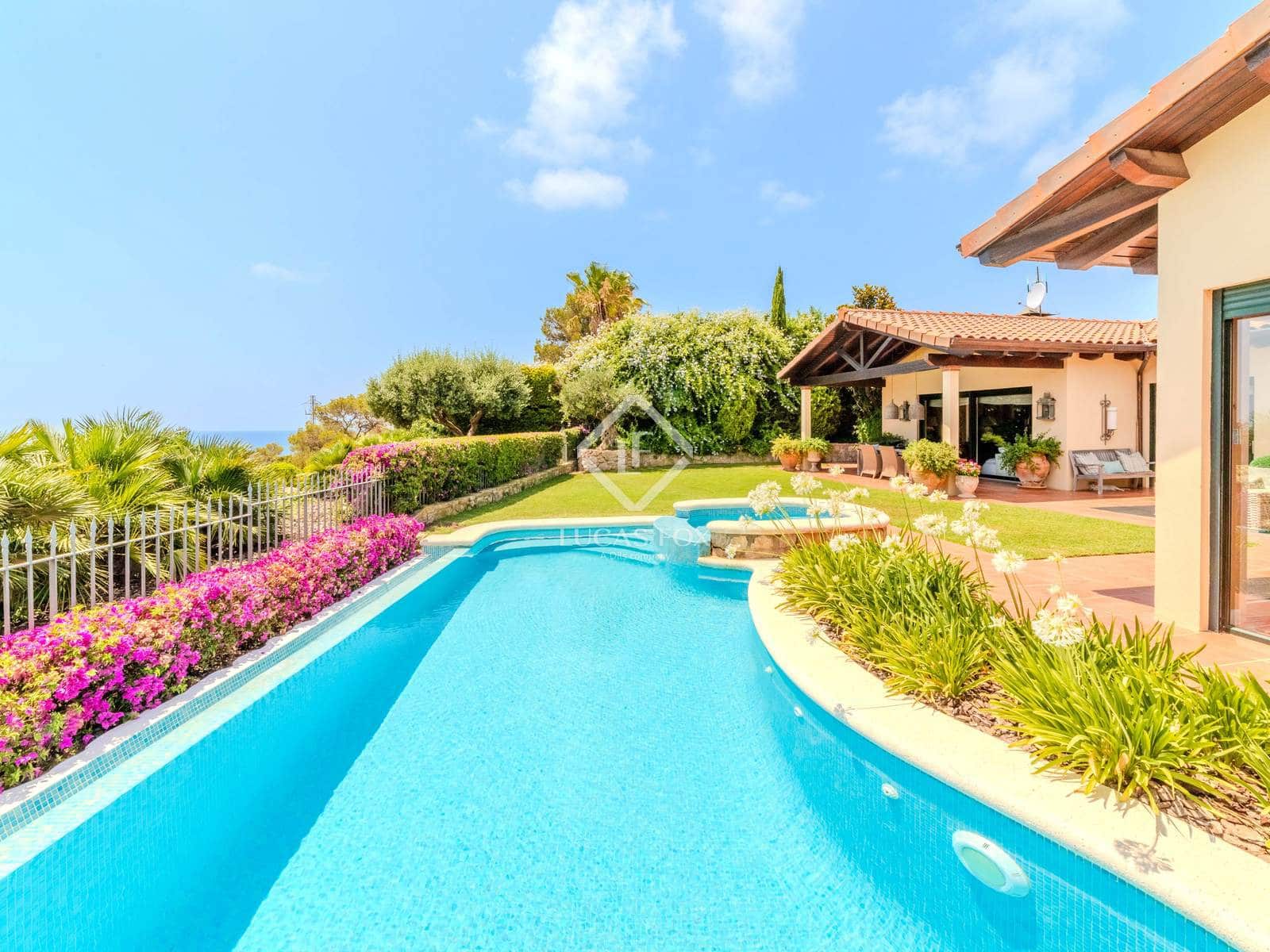 5 sypialnia Willa na sprzedaż w Sitges z basenem garażem - 2 650 000 € (Ref: 8893652)