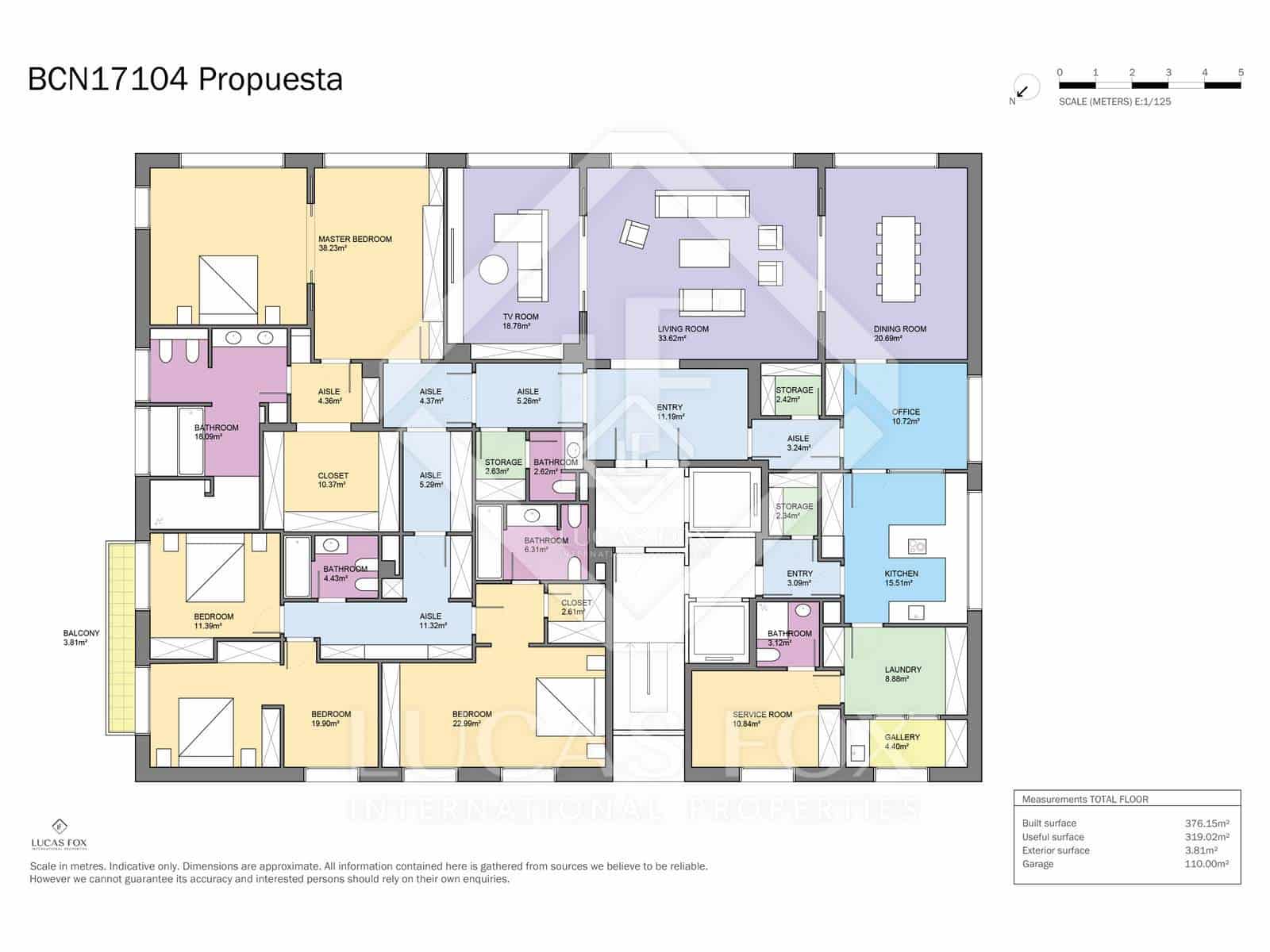 5 slaapkamer Appartement te koop in Barcelona stad met garage - € 4.950.000 (Ref: 8895865)