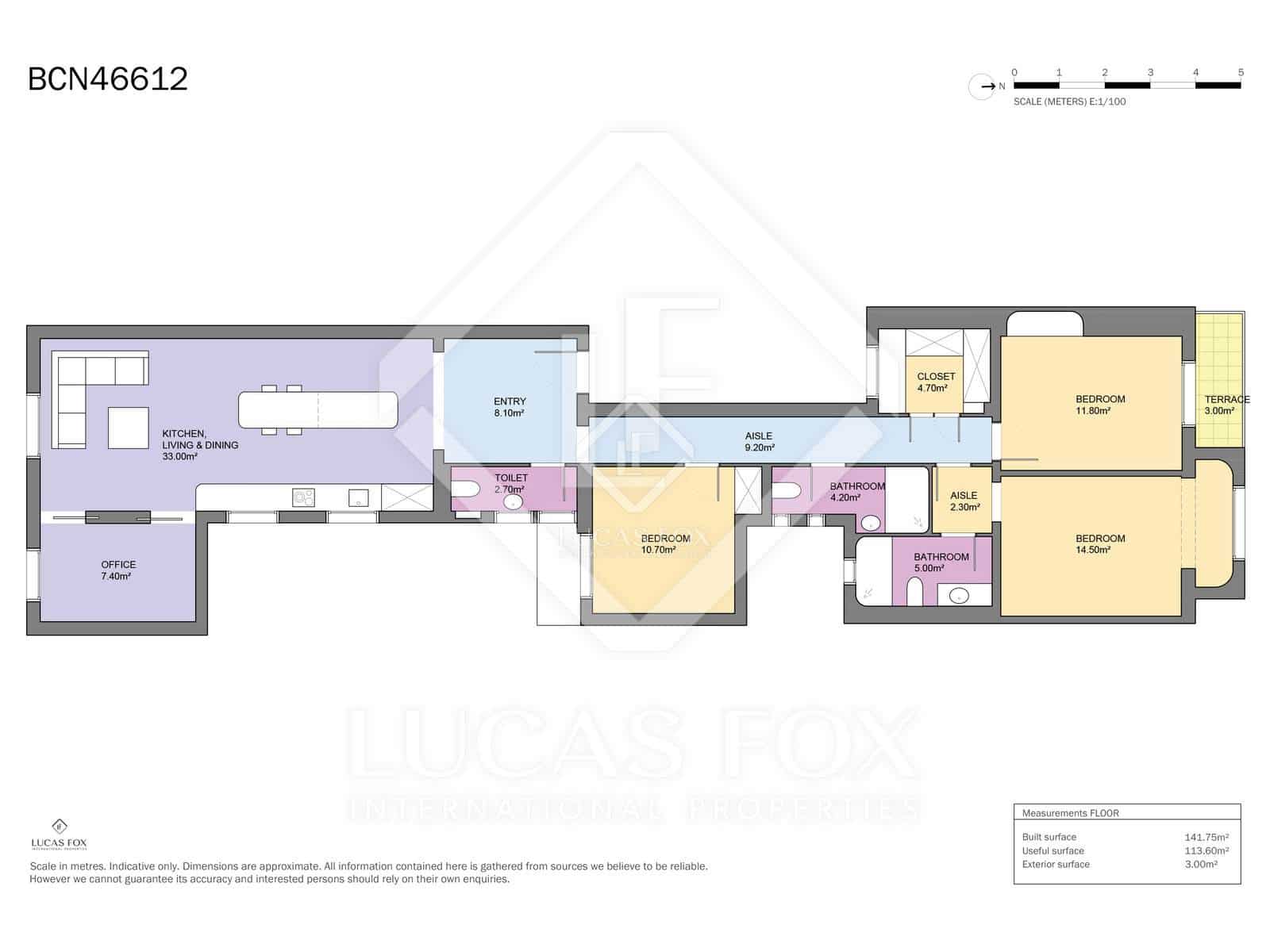 3 slaapkamer Appartement te koop in Barcelona stad - € 1.100.000 (Ref: 8905719)