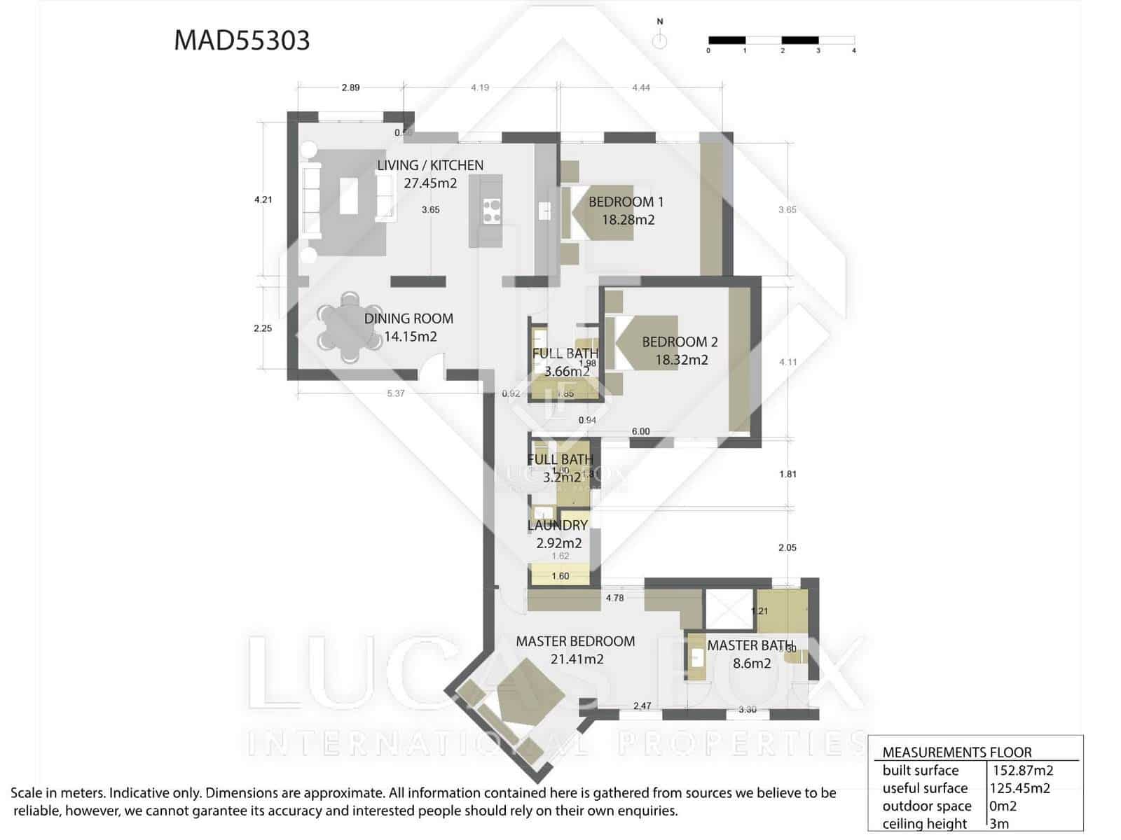 3 slaapkamer Appartement te koop in Madrid stad - € 2.995.000 (Ref: 8906850)