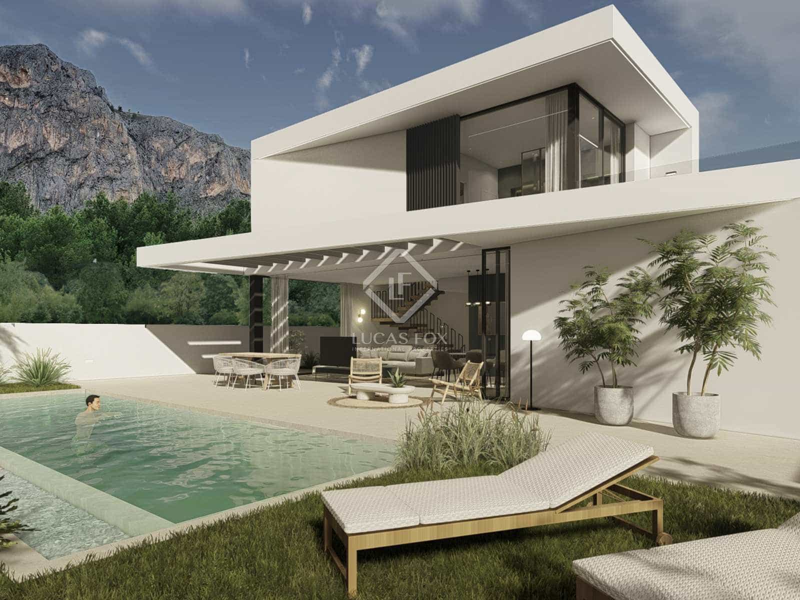 Chalet de 3 habitaciones en Polop en venta con piscina garaje - 730.000 € (Ref: 8906928)