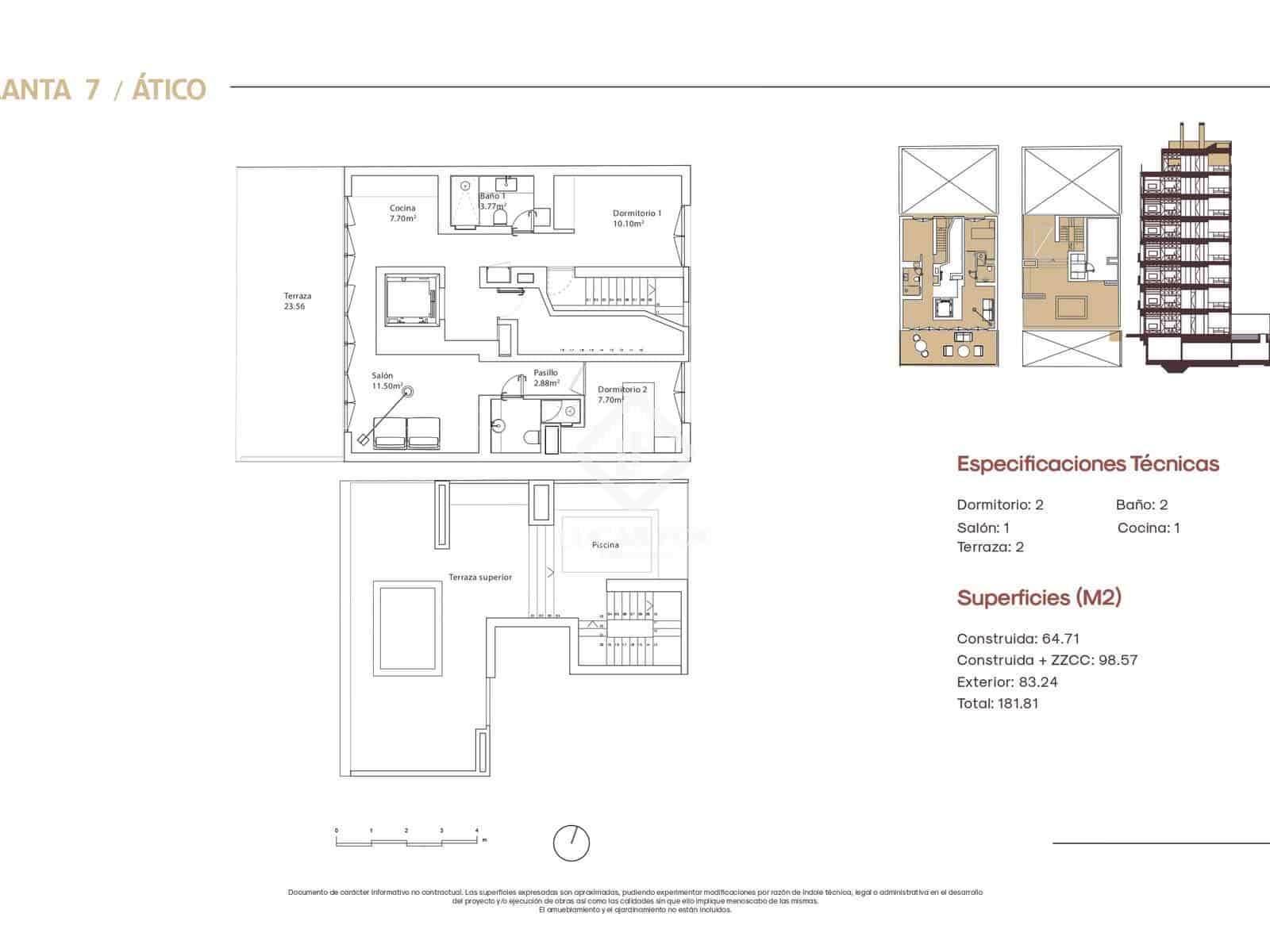 2 camera da letto Appartamento in vendita in Madrid citta - 1.898.810 € (Rif: 8921790)