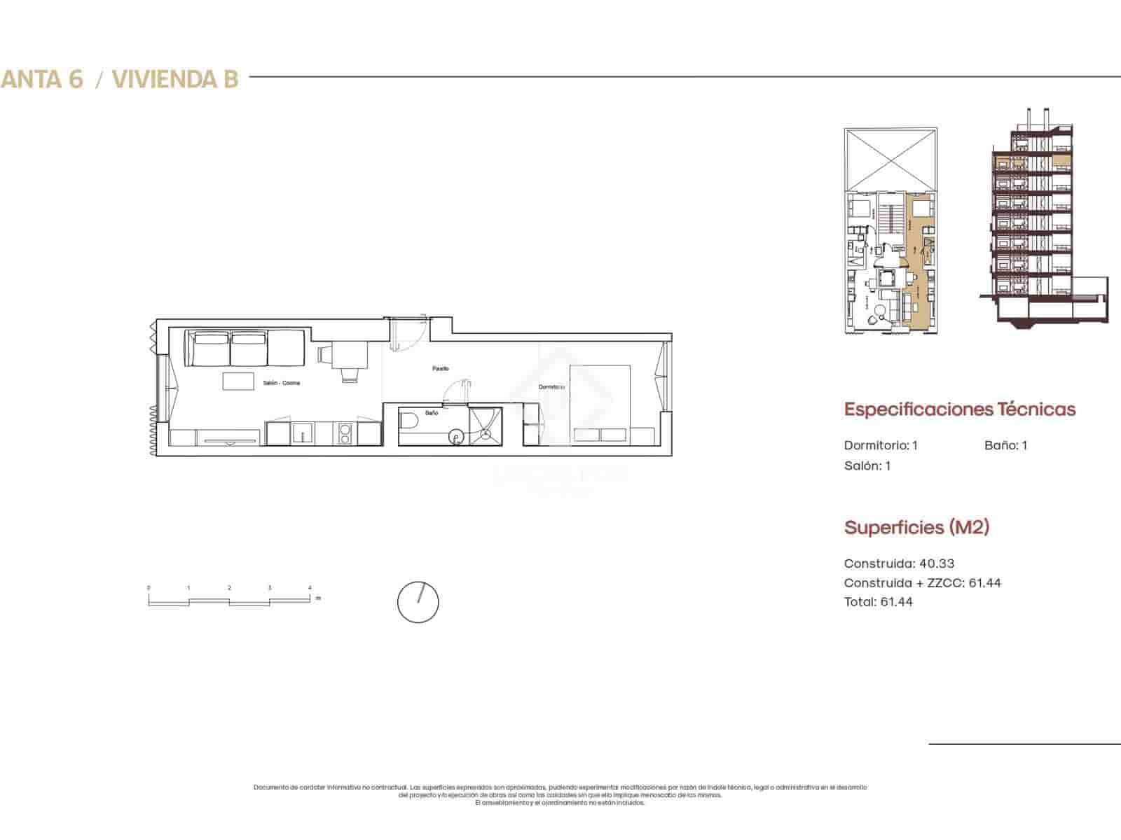 1 slaapkamer Appartement te koop in Madrid stad - € 719.677 (Ref: 8921795)
