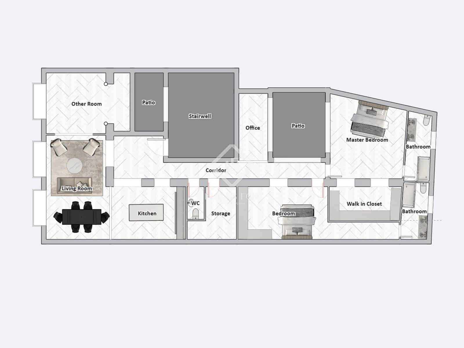 4 soverom Leilighet til salgs i Malaga by - € 1 499 000 (Ref: 8921943)