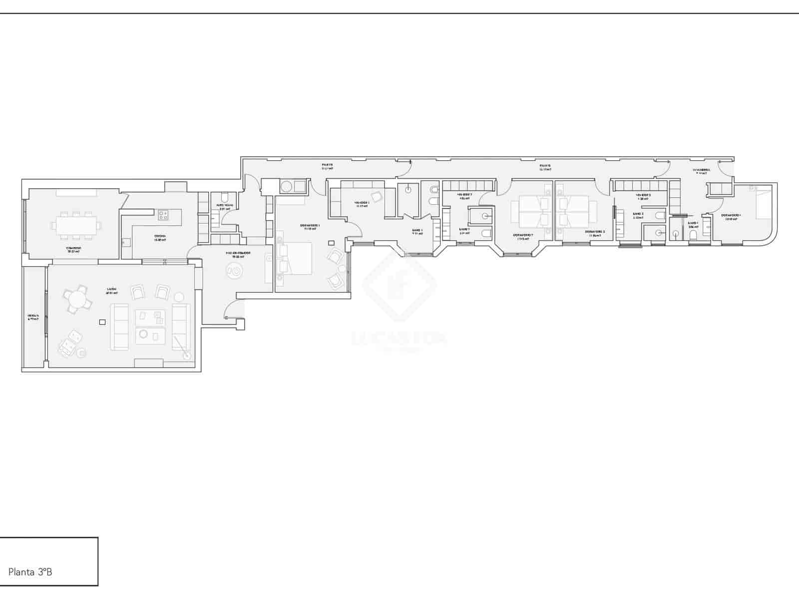 4 soveværelse Lejlighed til salg i Madrid by med garage - € 4.200.000 (Ref: 8922598)
