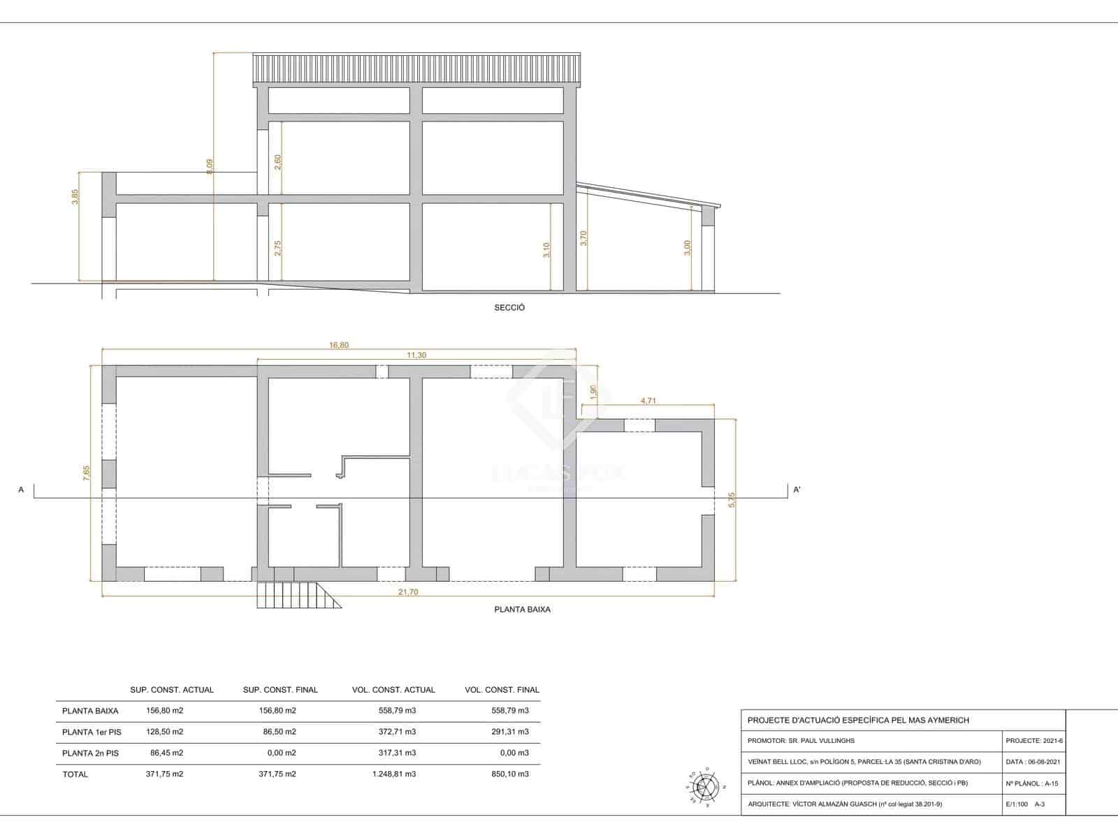 10 soverom Finca/Herregård til salgs i Santa Cristina d'Aro - € 895 000 (Ref: 8924899)