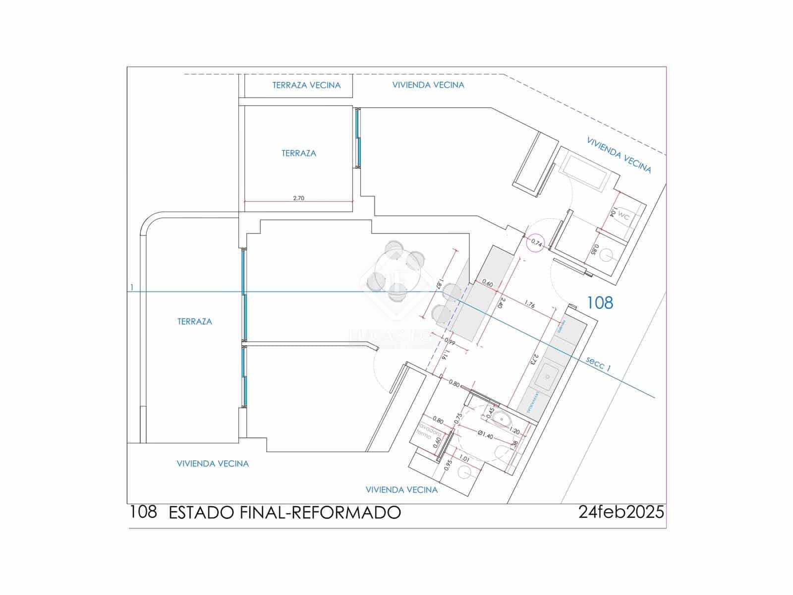 2 soveværelse Lejlighed til salg i Ibiza by med swimmingpool - € 895.000 (Ref: 8930642)