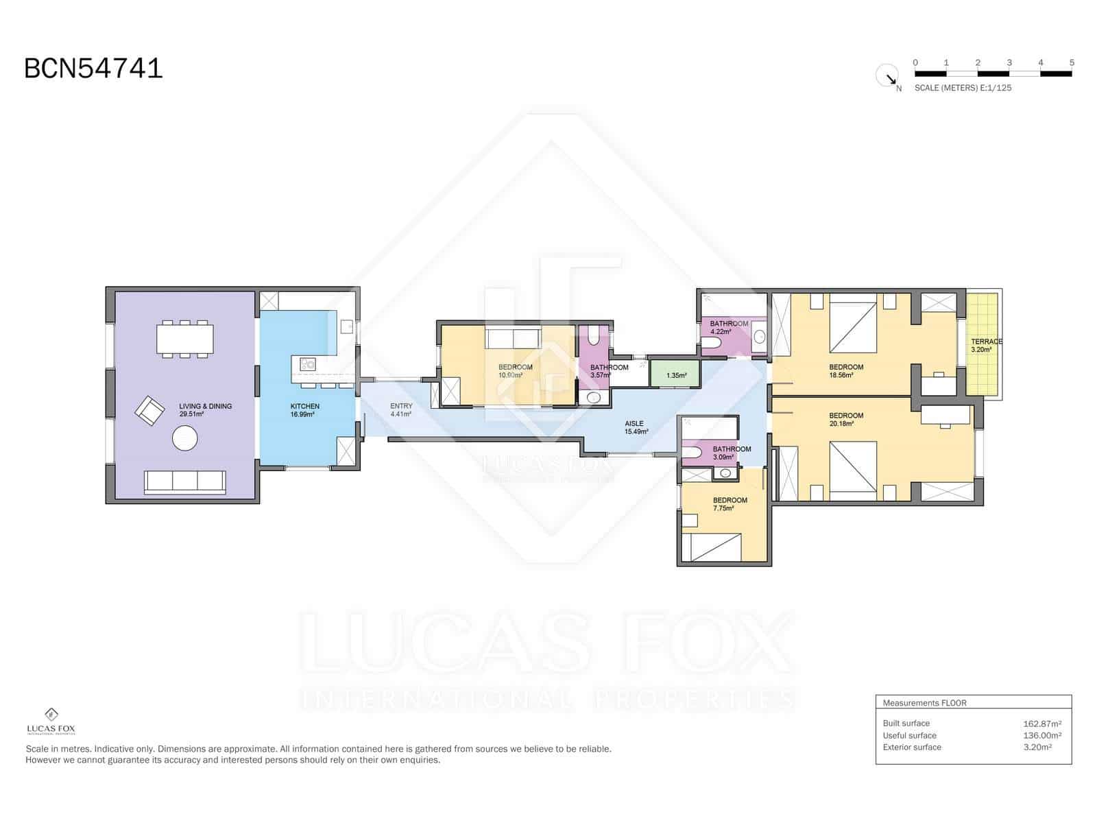 4 chambre Appartement à vendre à Barcelone ville - 1 390 000 € (Ref: 8932879)