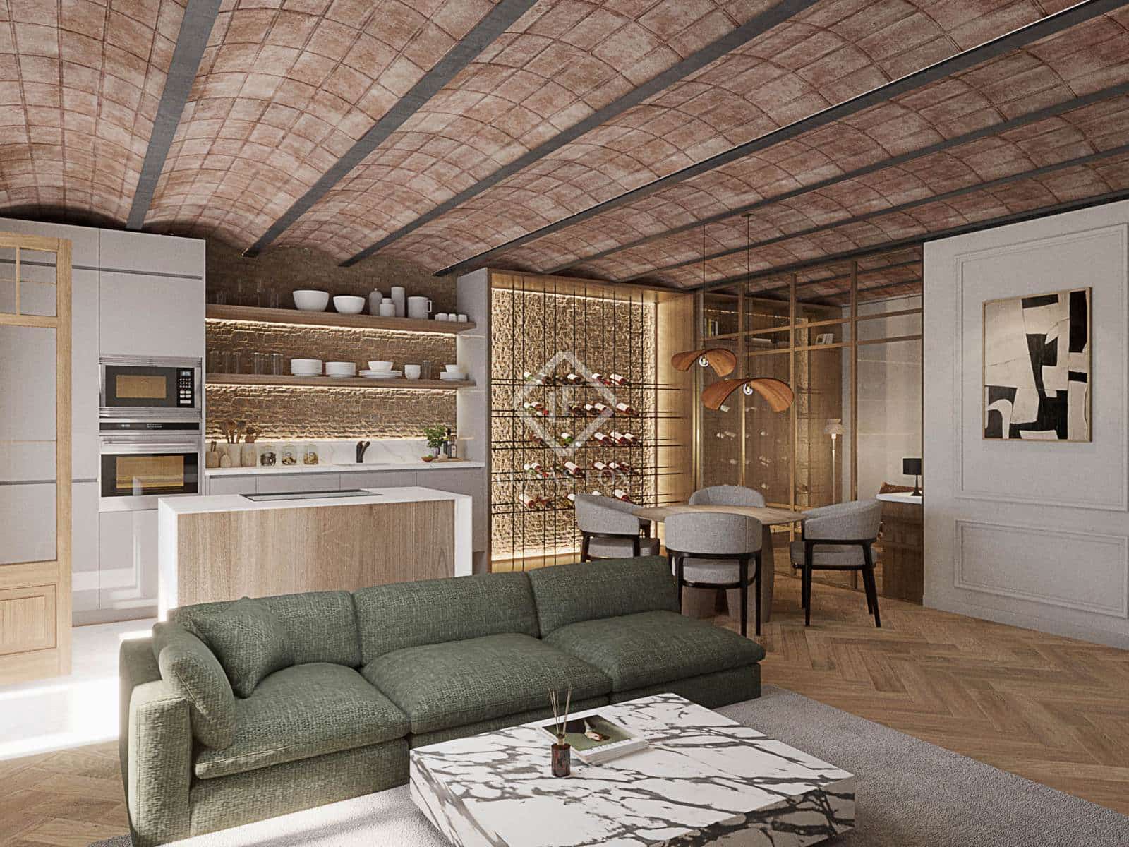 3 chambre Appartement à vendre à Barcelone ville - 950 000 € (Ref: 8933402)