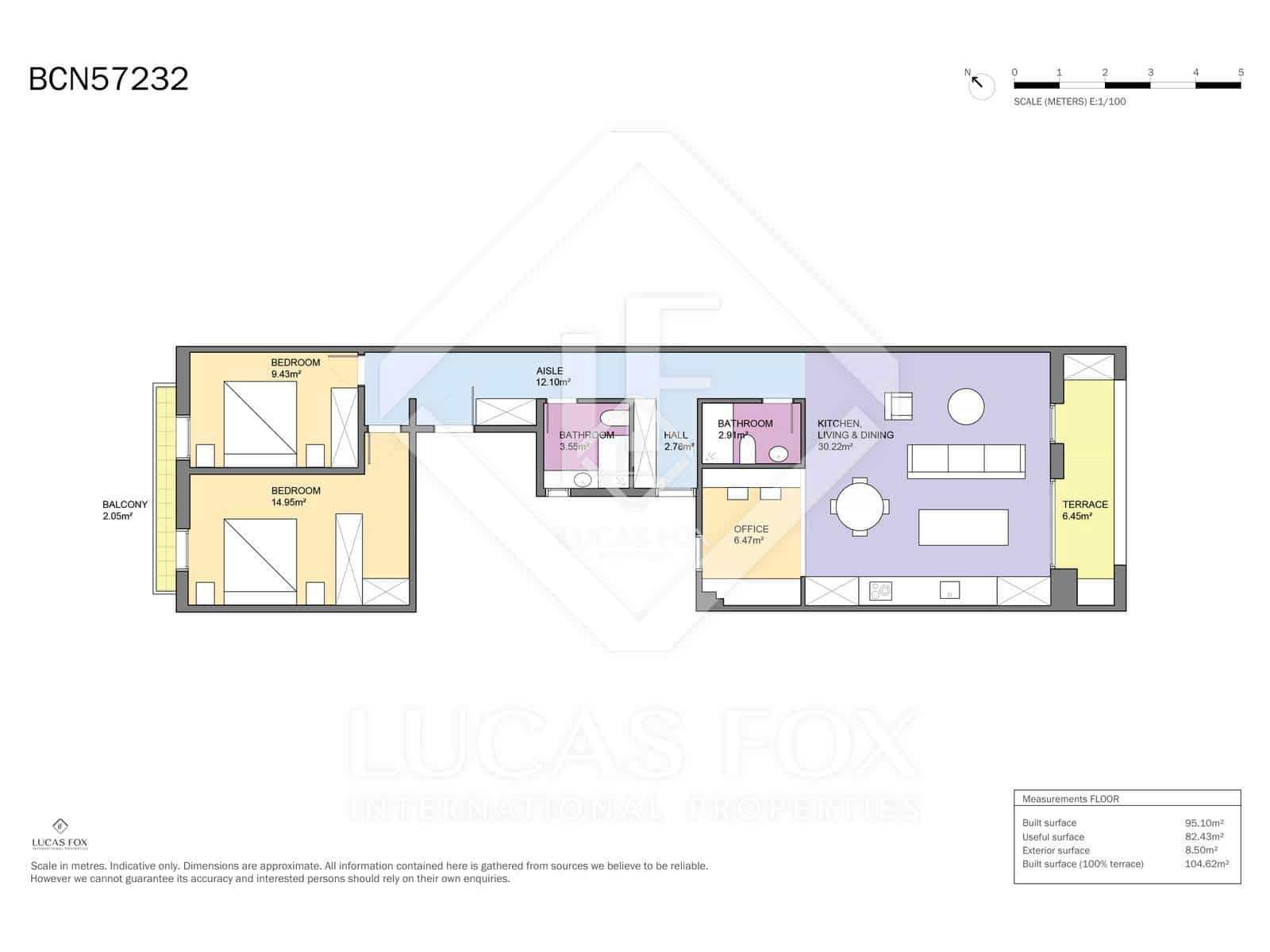 3 chambre Appartement à vendre à Barcelone ville - 950 000 € (Ref: 8933402)