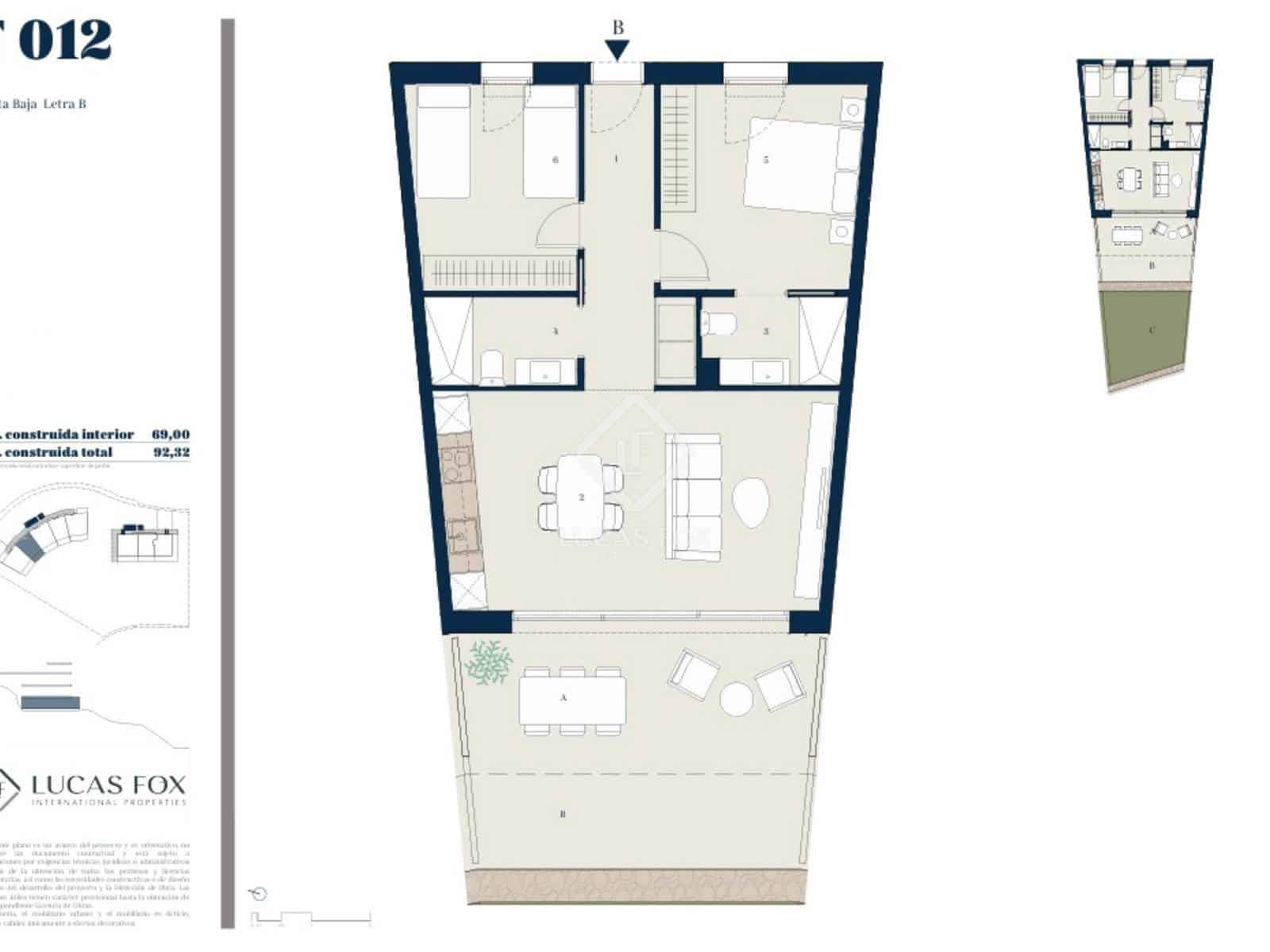 2 soverom Leilighet til salgs i Salou med svømmebasseng - € 395 000 (Ref: 8937970)