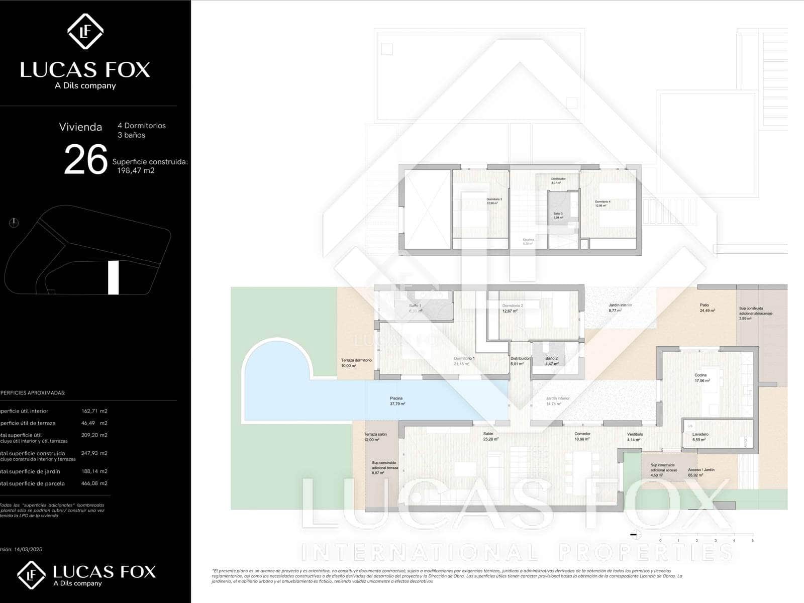 4 soverom Villa til salgs i Madrid by med svømmebasseng garasje - € 1 037 150 (Ref: 8947114)