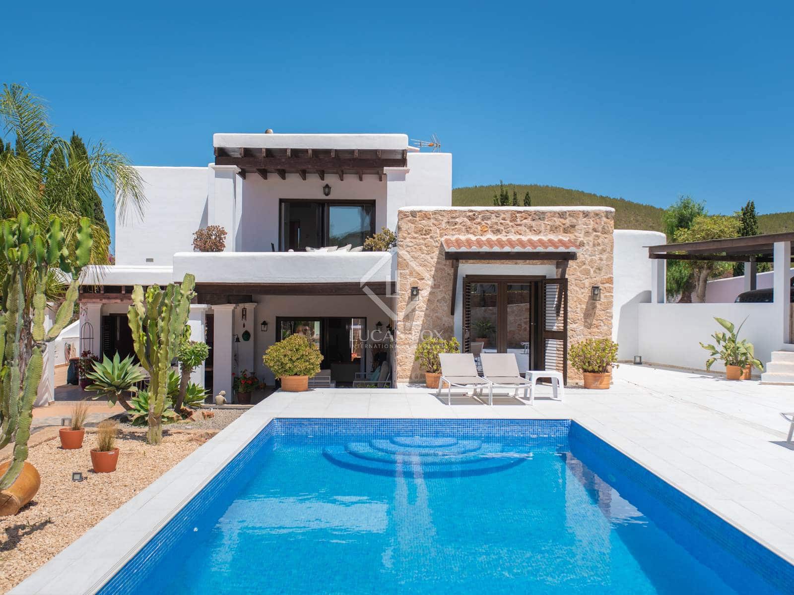 4 sypialnia Willa na sprzedaż w Miasto Ibiza / Eivissa z basenem garażem - 3 950 000 € (Ref: 8947607)