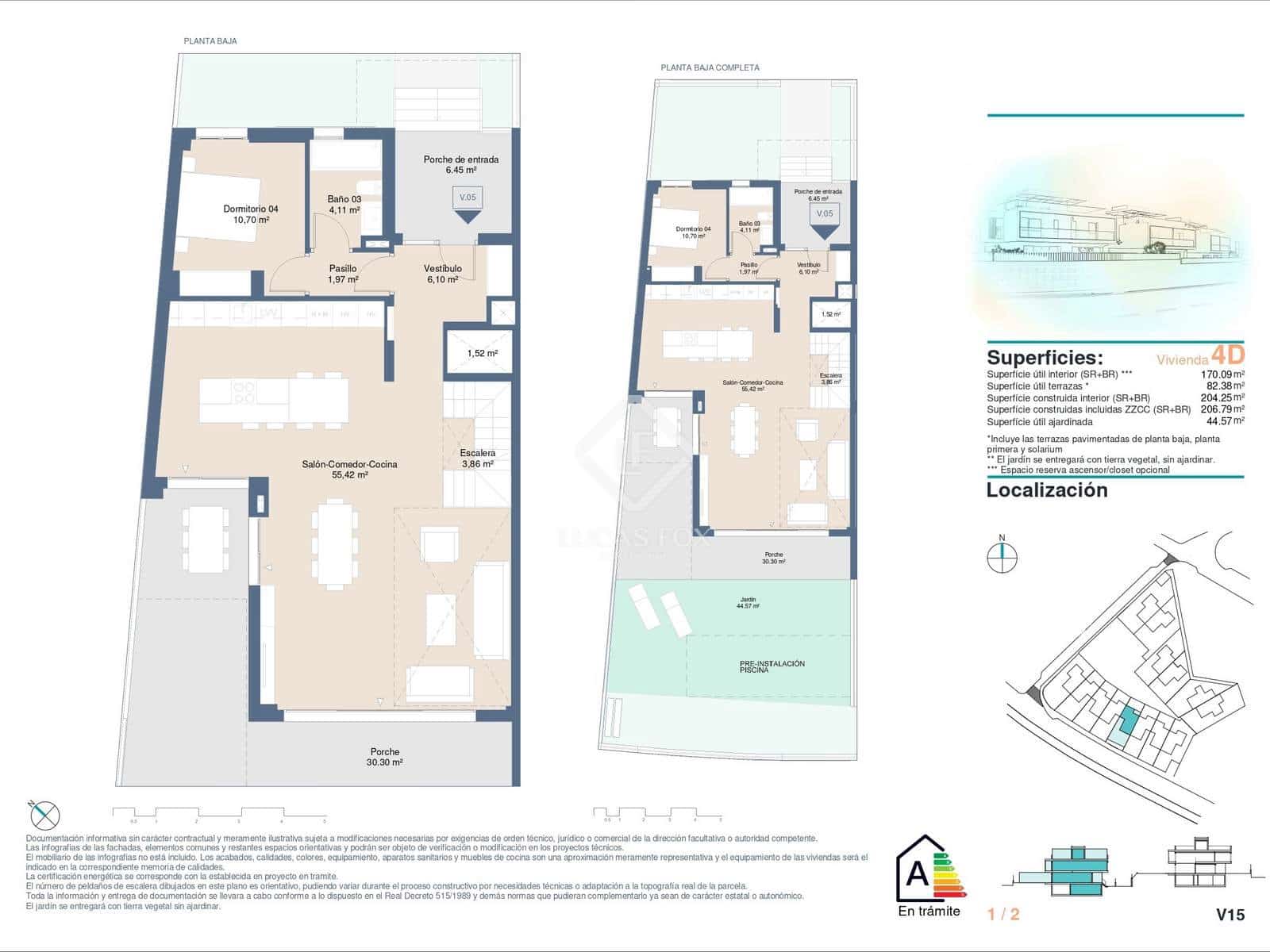 4 soverom Villa til salgs i Alicante by med svømmebasseng garasje - € 1 150 000 (Ref: 8949858)